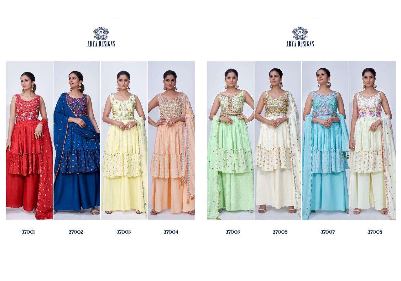 Arya Designs Blush Vol 2 Party Wear Gharara Sharara Suit view 19