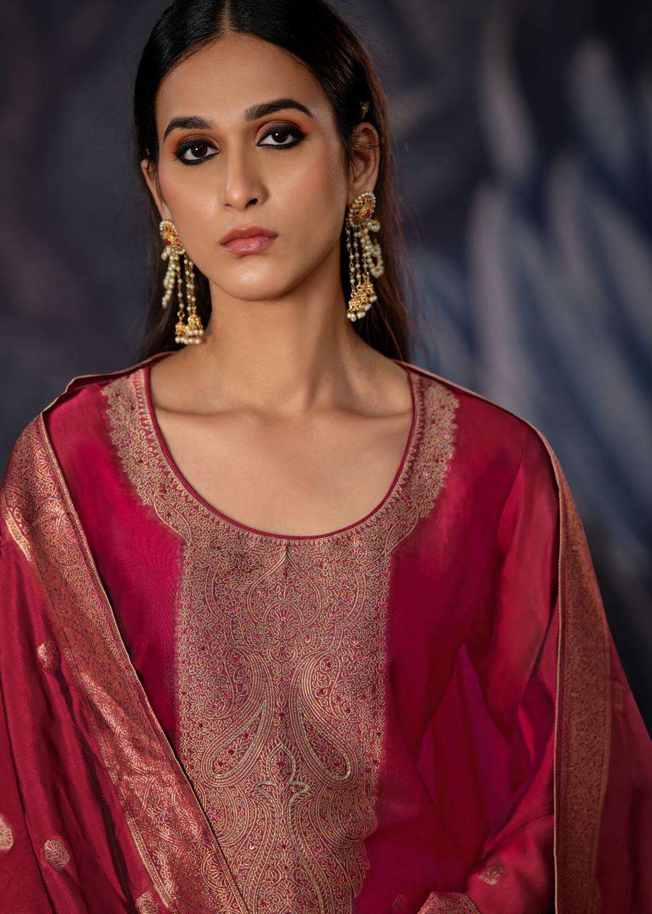 Netra Red Edition Wedding Wear Ladies Dress Latest Designs view 2