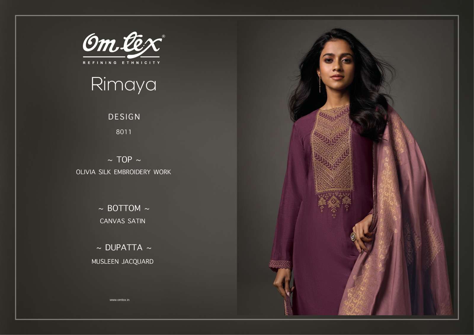 Omtex Rimaya Designer Silk Suit view 3