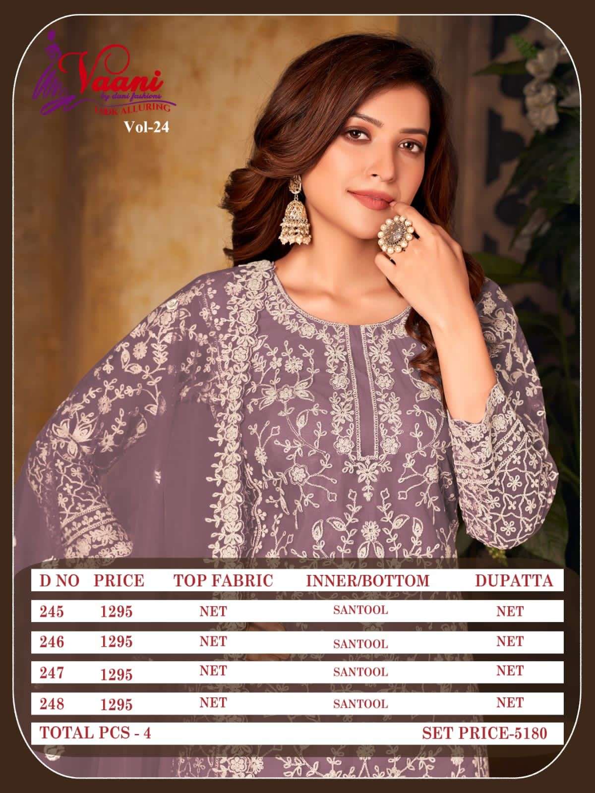 Twisha Vaani Vol 24 Heavy Designer Suit view 6