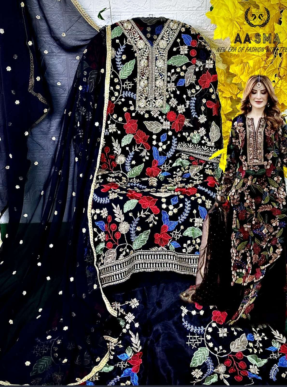 Aasma 202 Designer Pakistani Salwar Suit view 2