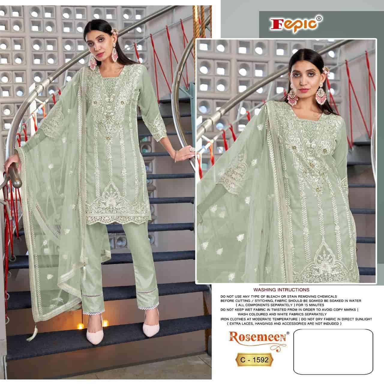 Fepic C 1592 Colors Pakistani Fancy Designer Salwar Suit Wholasaler view 3