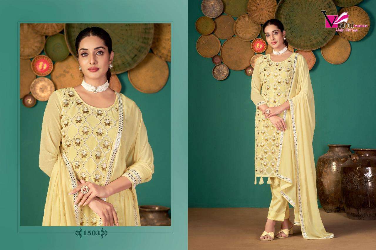 Zeeya Ruhani Faux Georgette Party Salwar Suit view 6