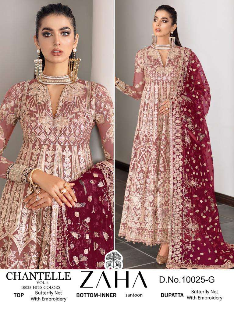 Zaha Chantelle Vol 4 Designer Pakistani Suit view 6