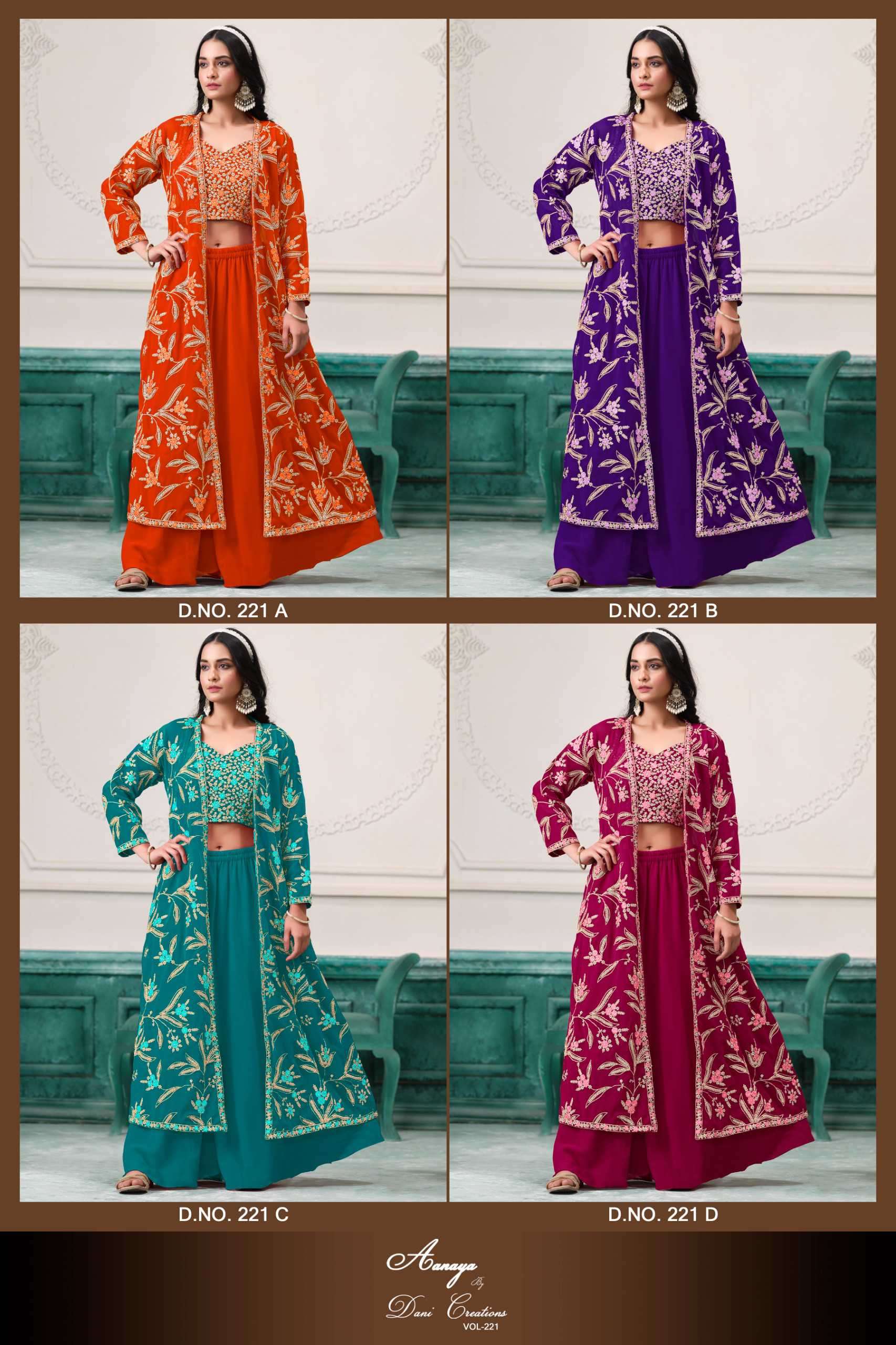 Aanaya Vol 221 Colors Salwar Kameez Collection Price view 10