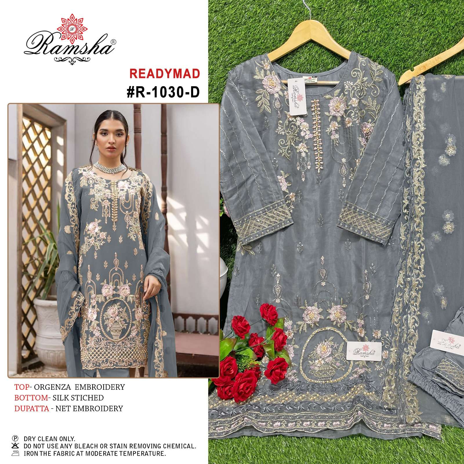 Ramsha R-1030 NX Readymade Pakistani Suit view 4