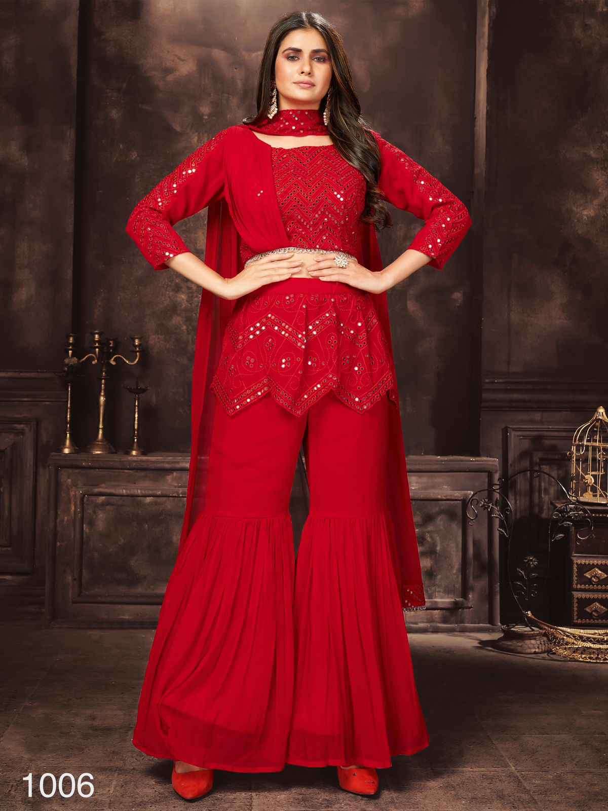 Anjani Art Couture Collection Vol 1 1001 To 1006 Partywear Designer Outfit view 11