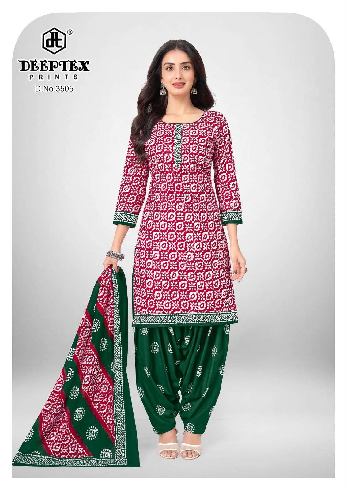 Deeptex Batik Plus Vol 35 Pure Cotton Batik Print Salwar Suit Catalog view 10