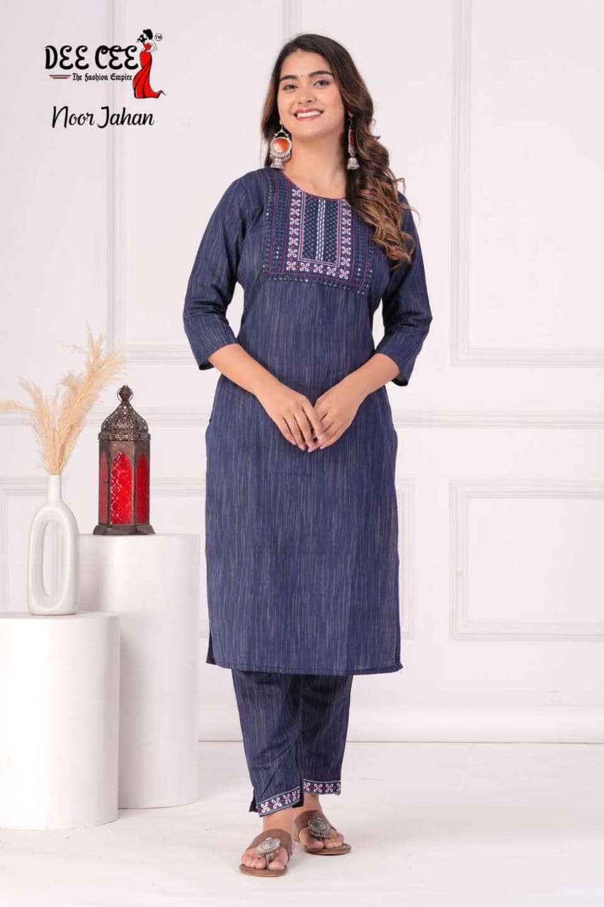 Dee Cee Noor Jahan Straight Style 3 Piece Pair Ladies Collection view 2