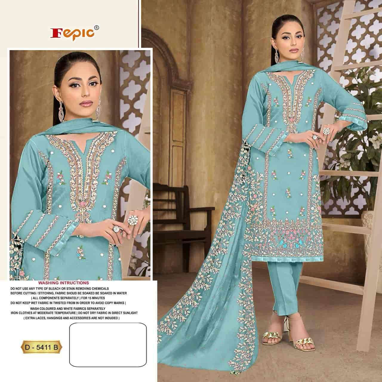 Fepic D 5411 Colors Festive Wear Style Designer Pakistani Suit Wholesalers view 2