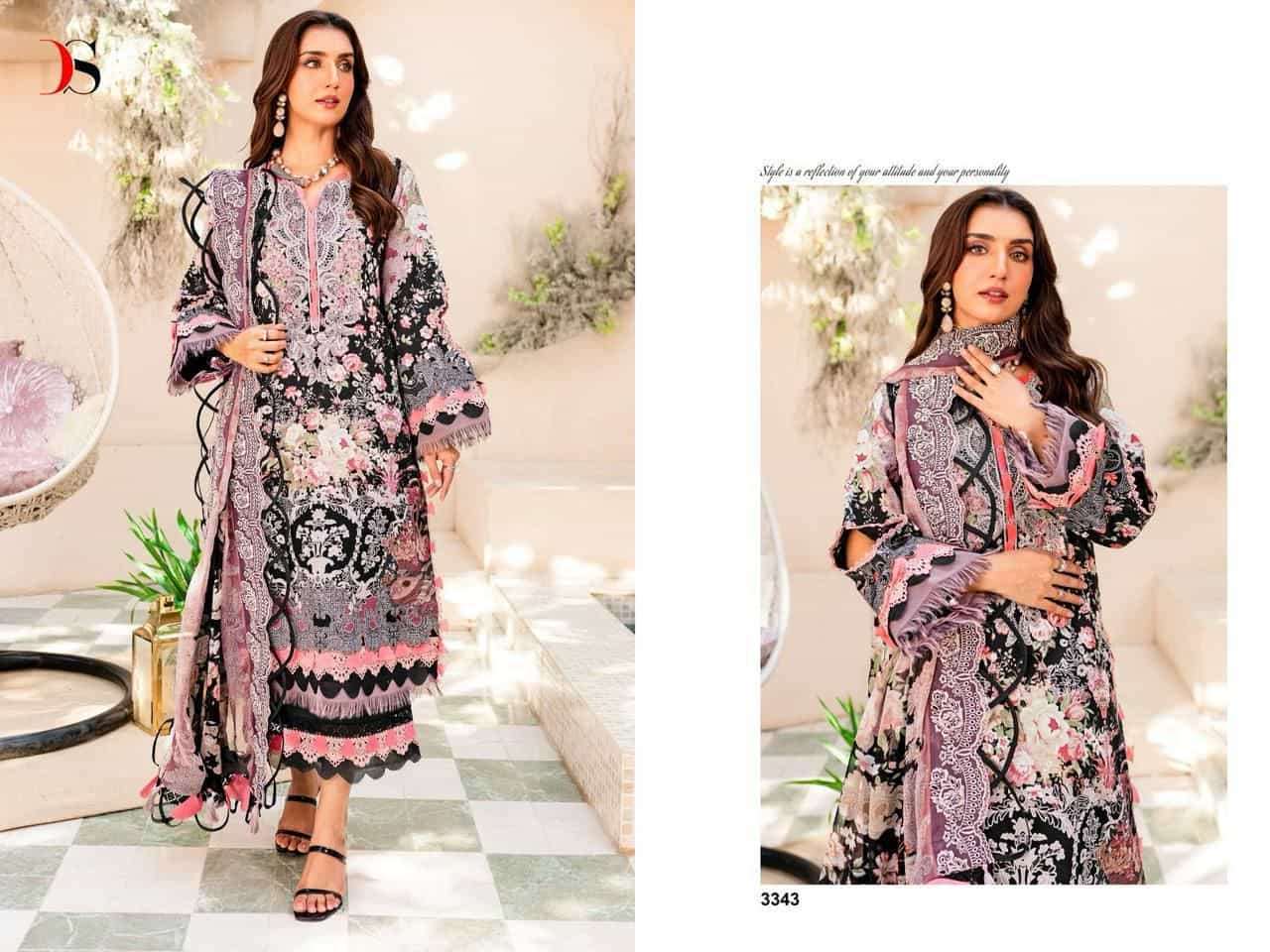 Deepsy D-3343 Pakistani Cotton Salwar Suit