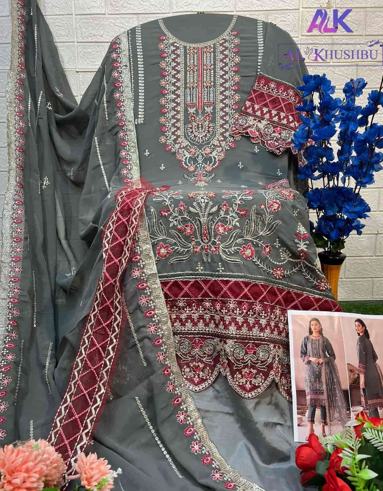 Al Khushbu 6016 Festive Wear Style Designer Georgette Salwar Kameez Ensemble view 2