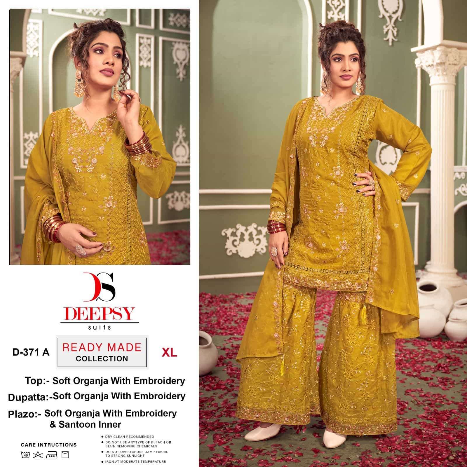 Deepsy D 371 Colors Pakistani Festive Wear Style Readymade Suit Wholesalers view 5