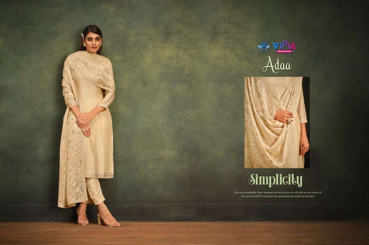 Vipul Adaa Party Wear Organza Designer Salwar Kameez view 2