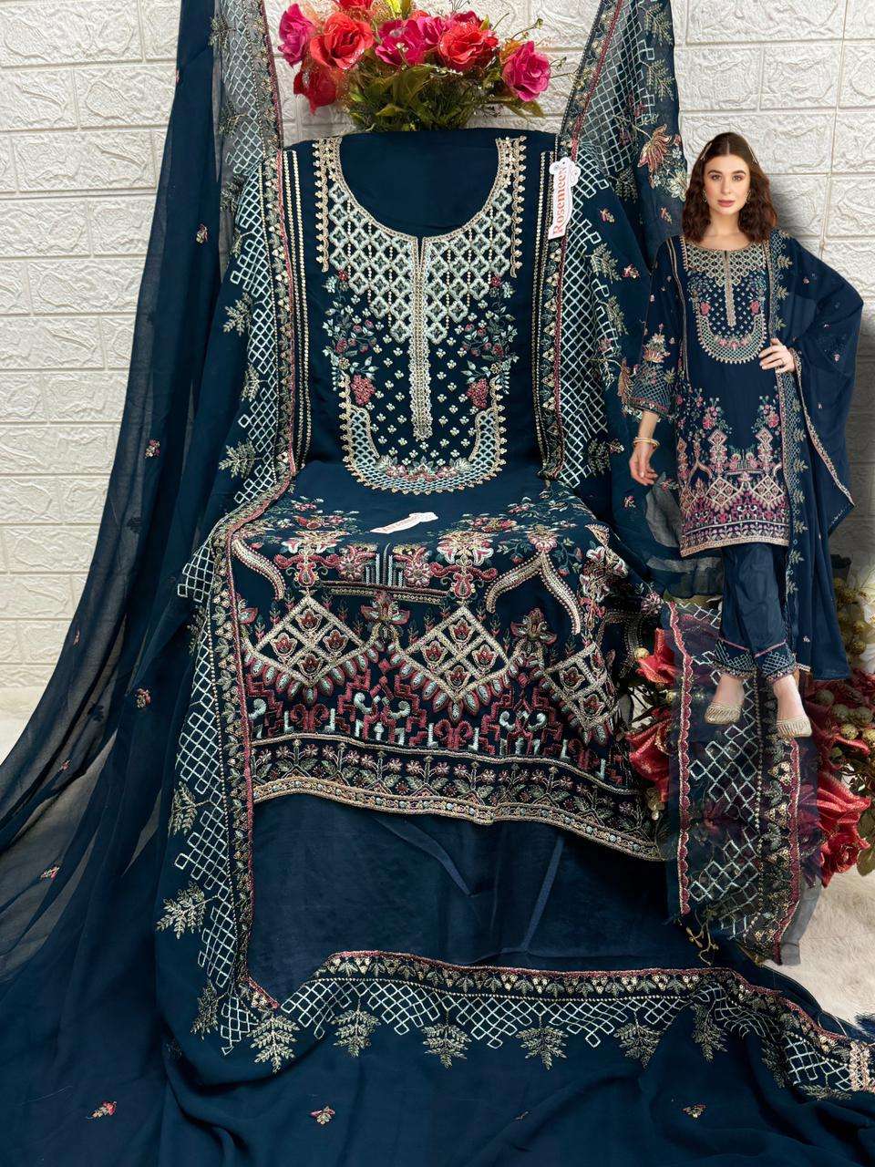 Fepic C 1749 Colors Rosemeen Pakistani Designer Dress view 8