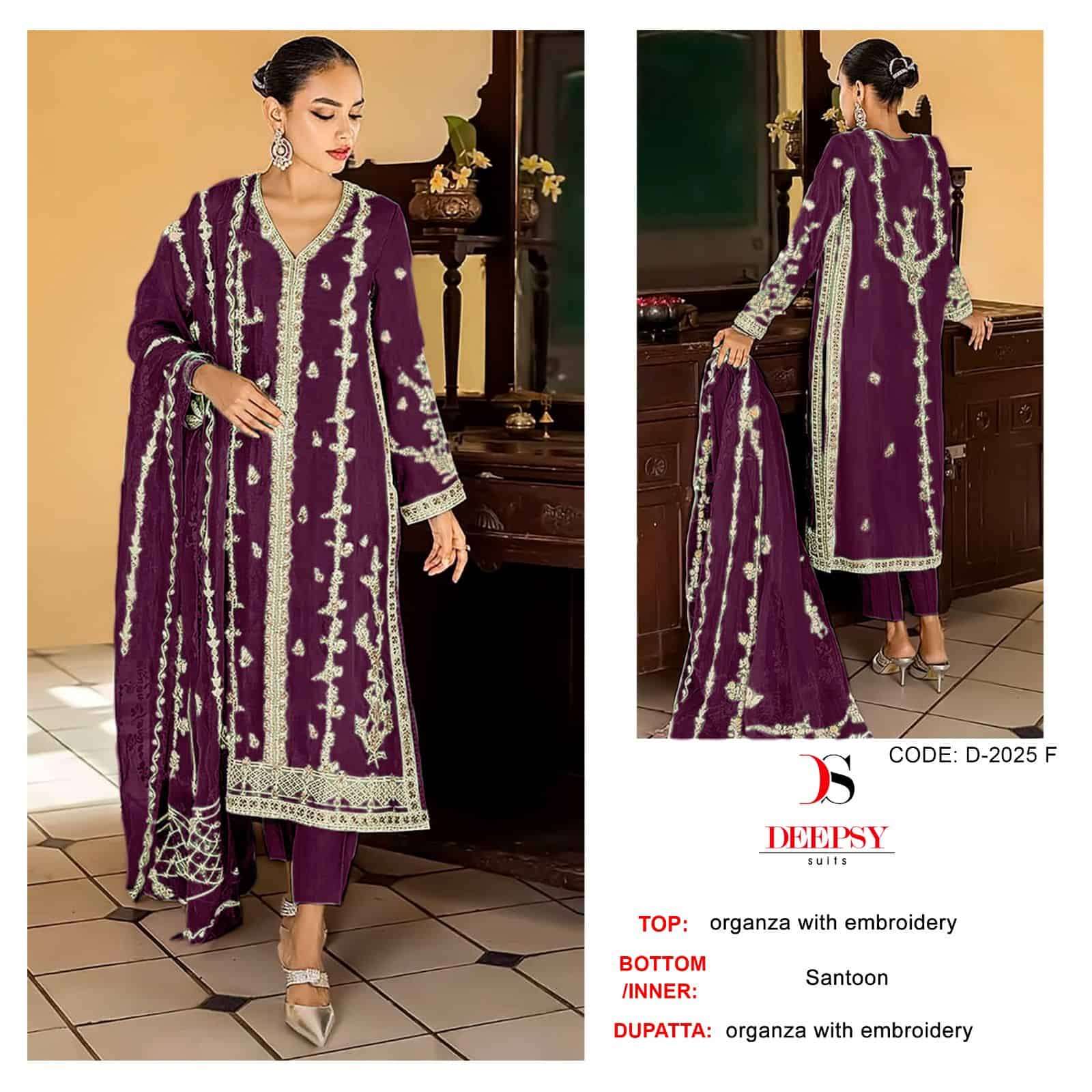 Deepsy D 2025 Colors Pakistani style Heavy Designer Festive Wear Suit view 2