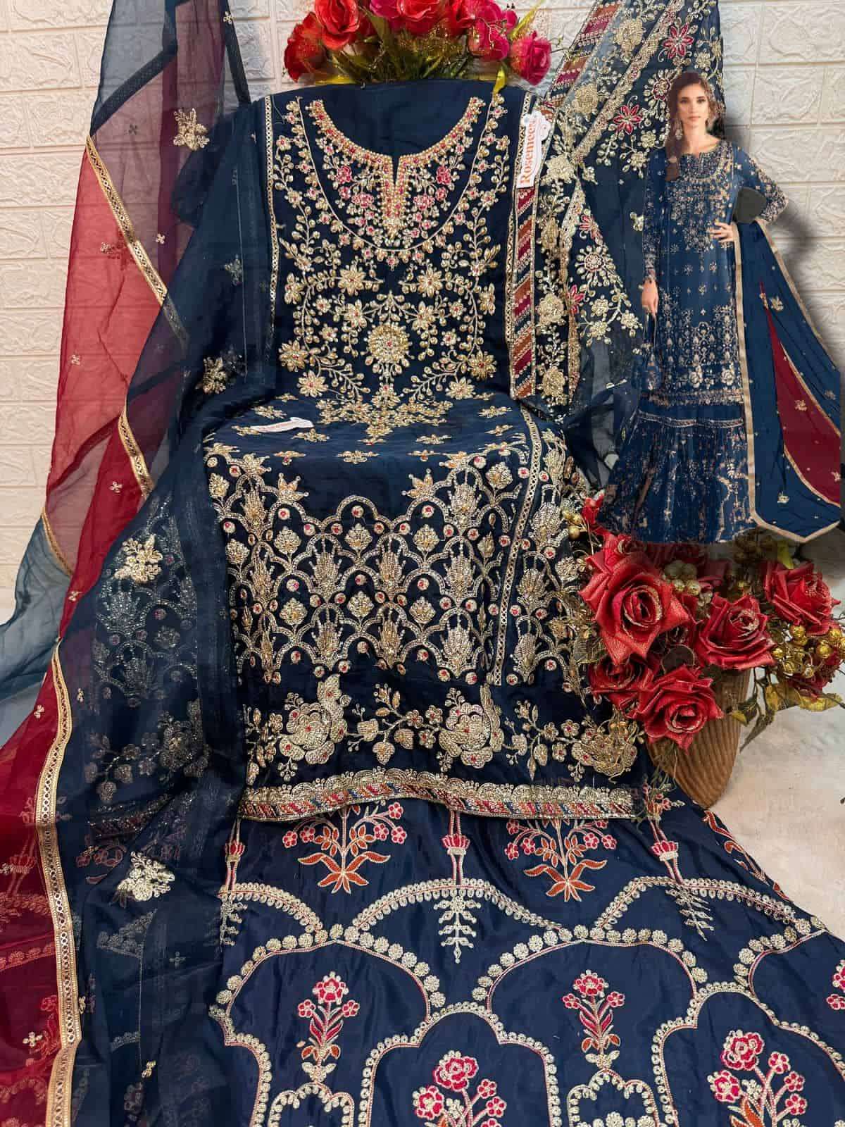 Fepic Rosemeen C-1740B Organza Salwar Suit view 2