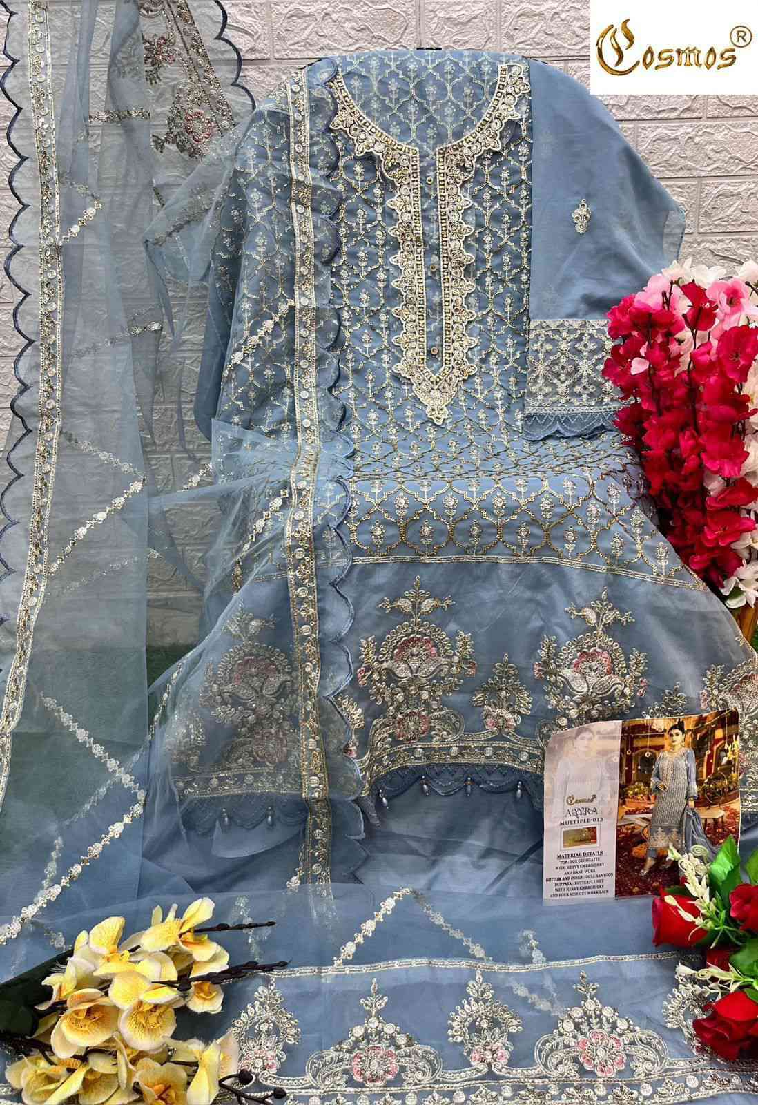Cosmos 013 Pakistani Designer Wedding Suit view 3