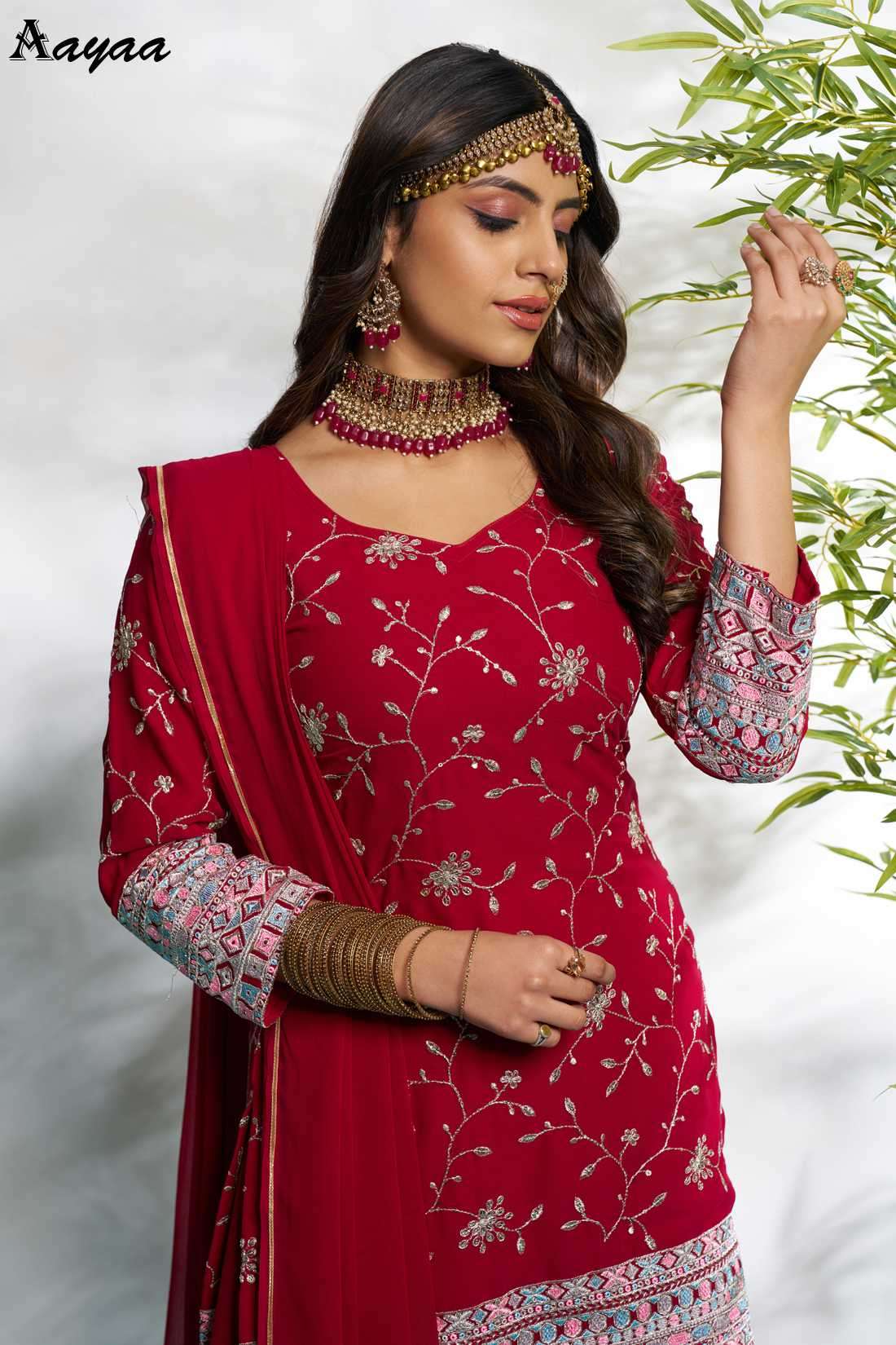 Aayaa Vol-21 Faux Georgette Readymade Salwar Suit view 5