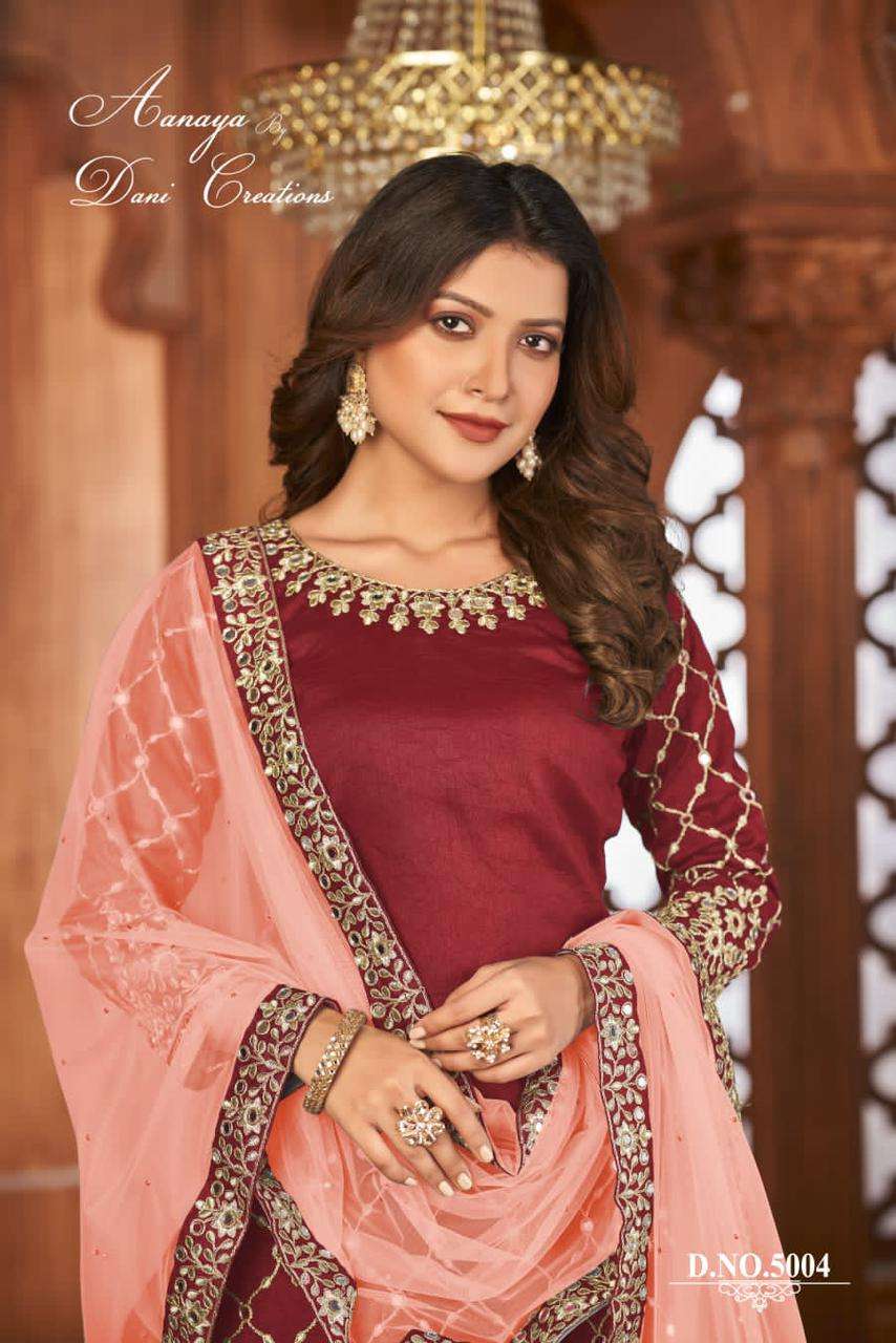 Aanaya Patiala Style Designer Party Wear Dress view 2