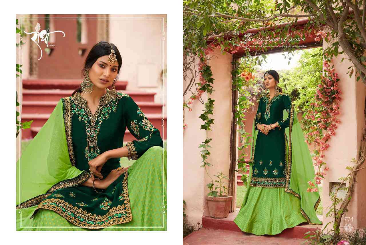 Radha Trends Sardarni Vol 2 771 To 775 Partywear Lehenga Style Designer Dress view 3