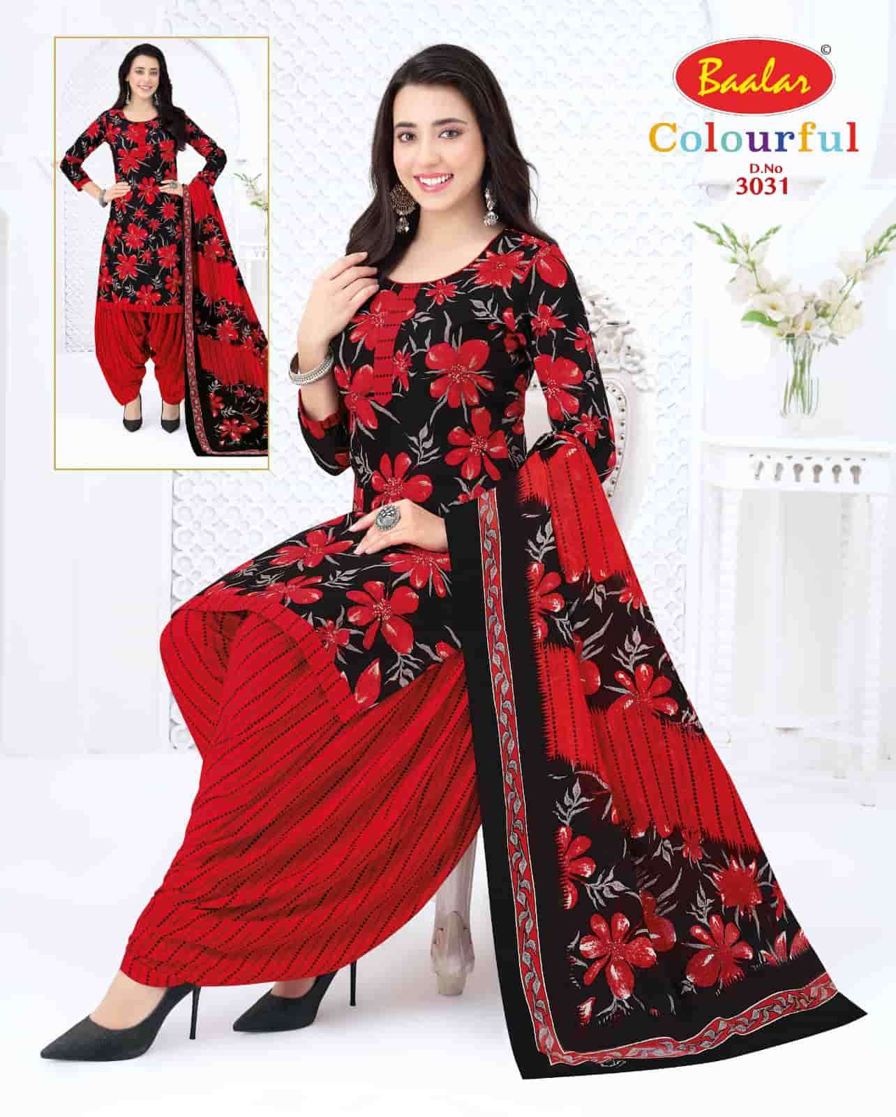 Baalar Colourful Vol 30 Pure Cotton Unstitch Salwar Suit view 24
