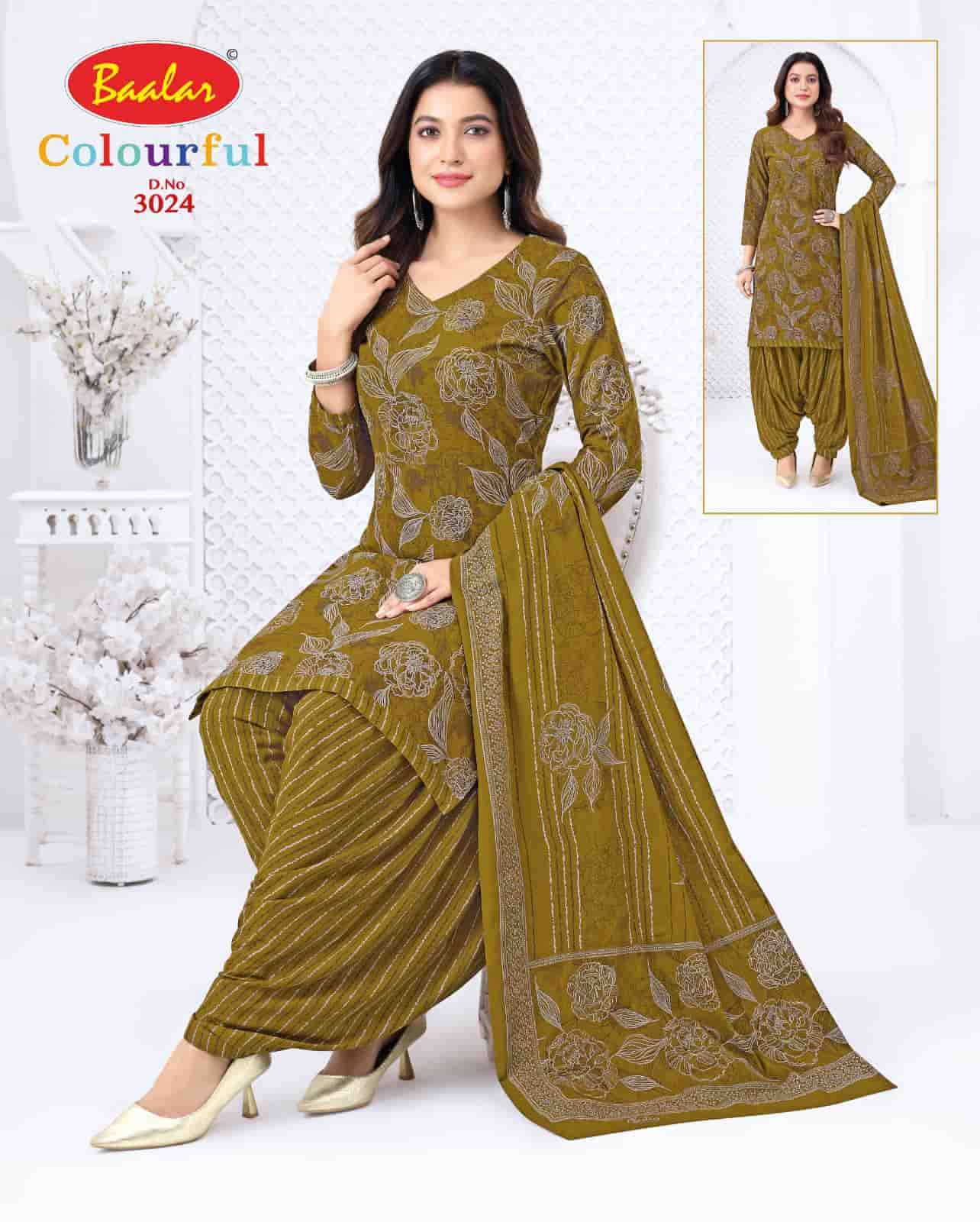 Baalar Colourful Vol 30 Pure Cotton Unstitch Salwar Suit view 22