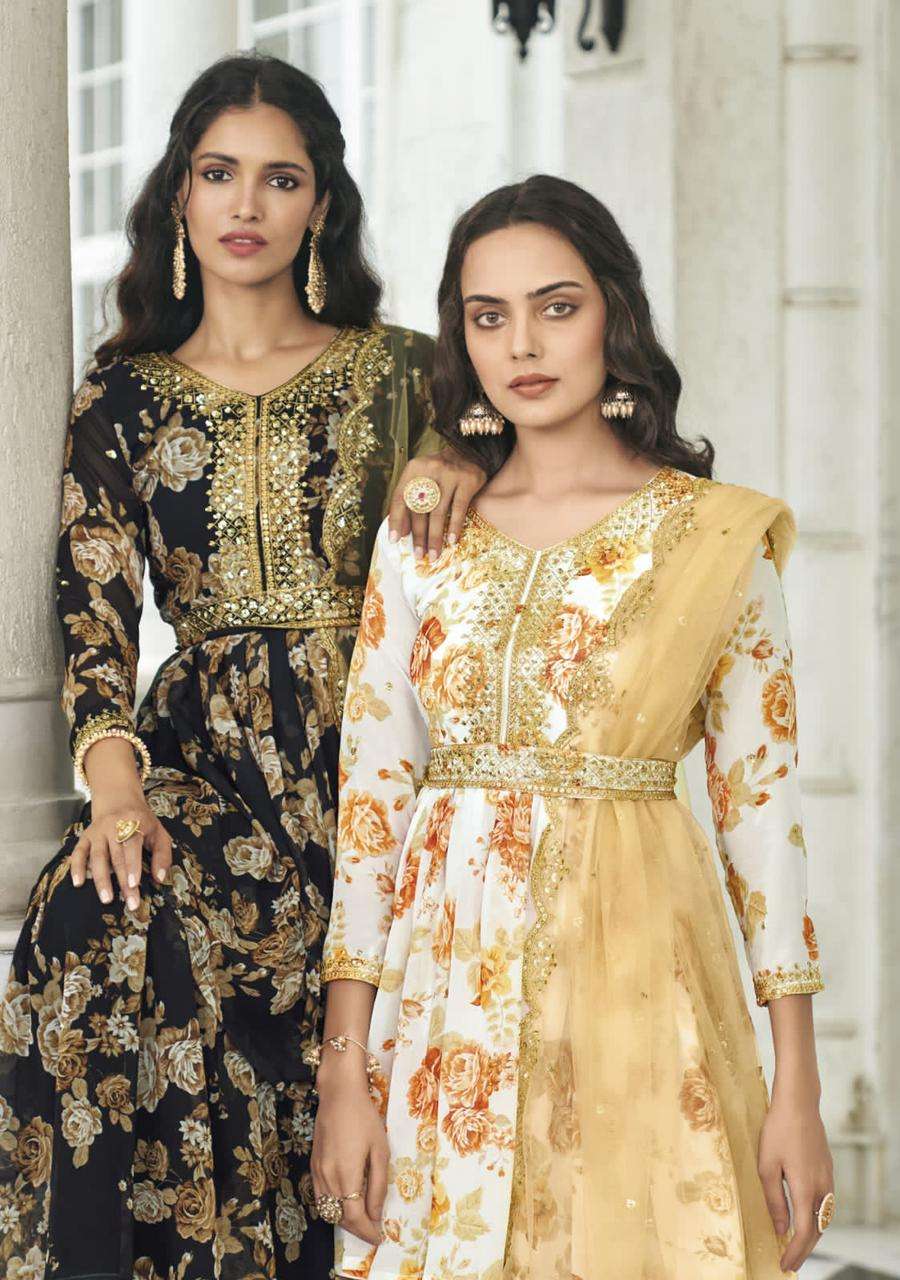 Shreematee Zimal Exclusive party Wear georgette suit view 10