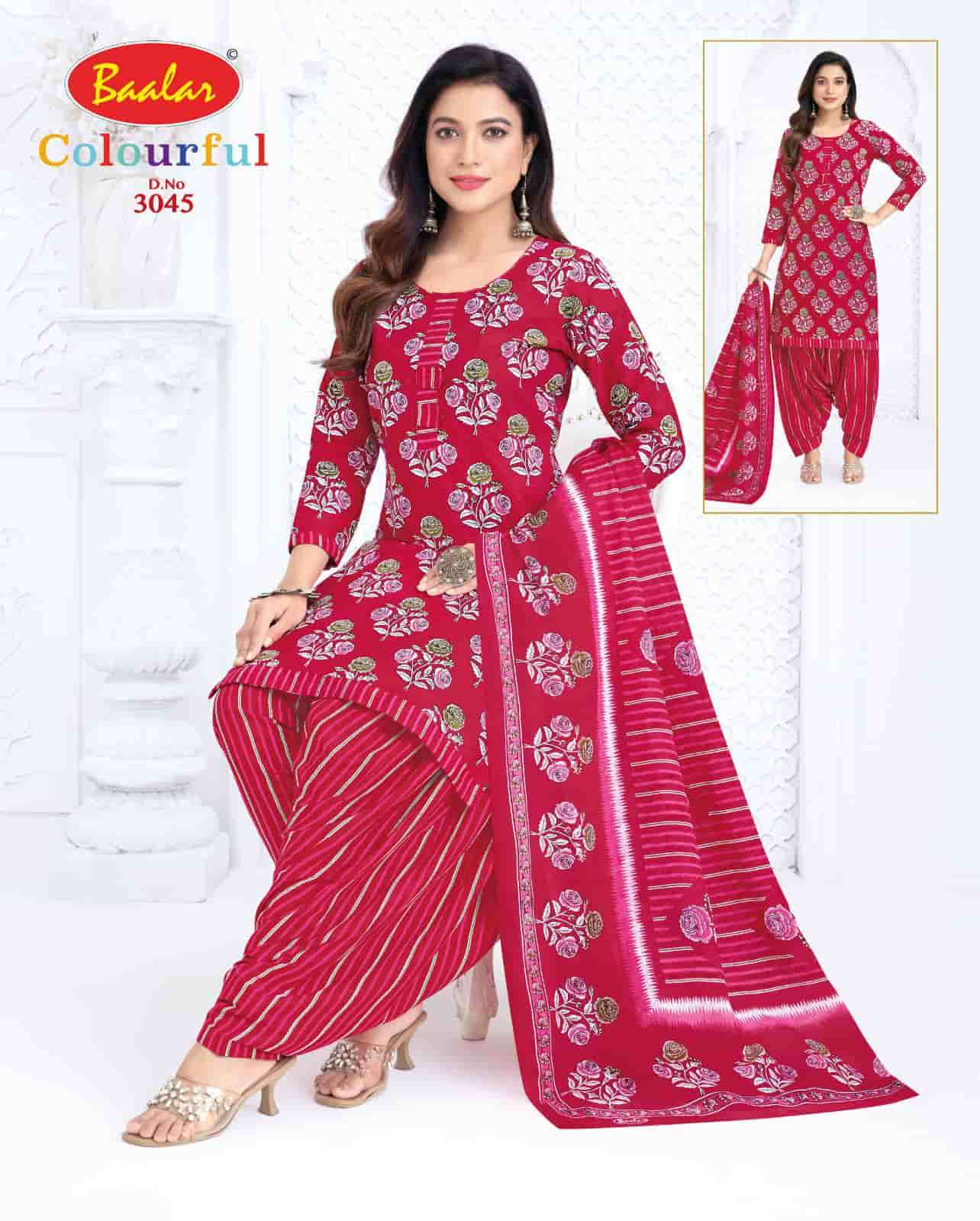 Baalar Colourful Vol 30 Pure Cotton Unstitch Salwar Suit view 35