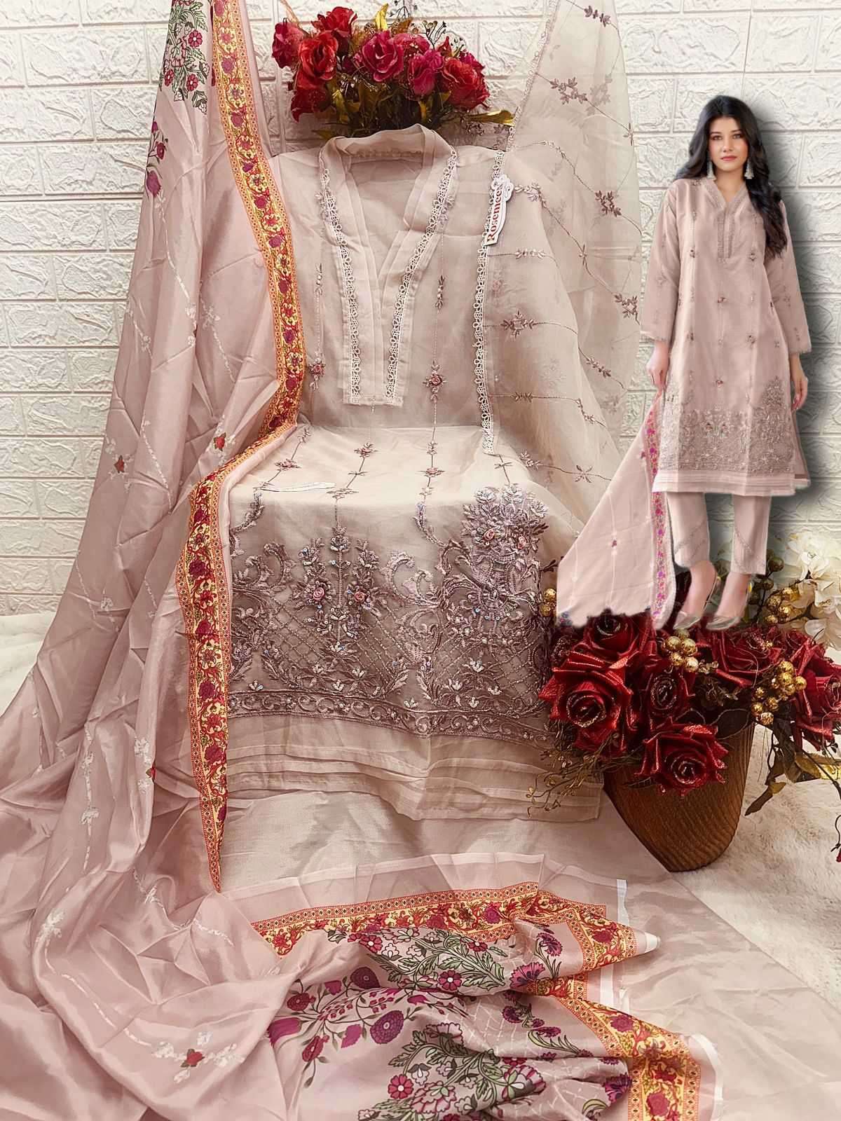 Fepic Rosemeen Organza Embroidered Pakistani Suit view 2