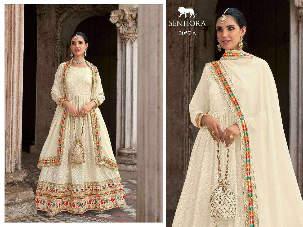 Senhora Chamar 2057 Colors Party Wear Anarkali Designer Dress view 2