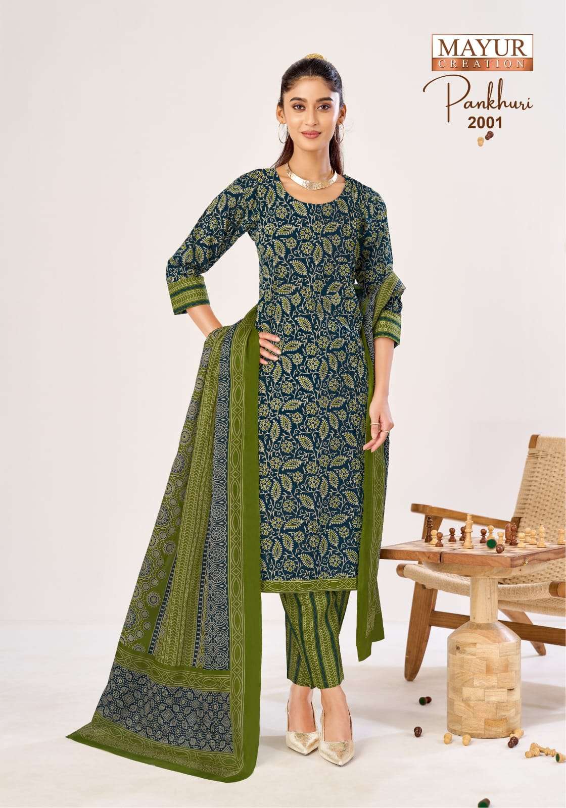 Mayur Pankhuri Vol 2 Pure Cotton Dress Material view 5
