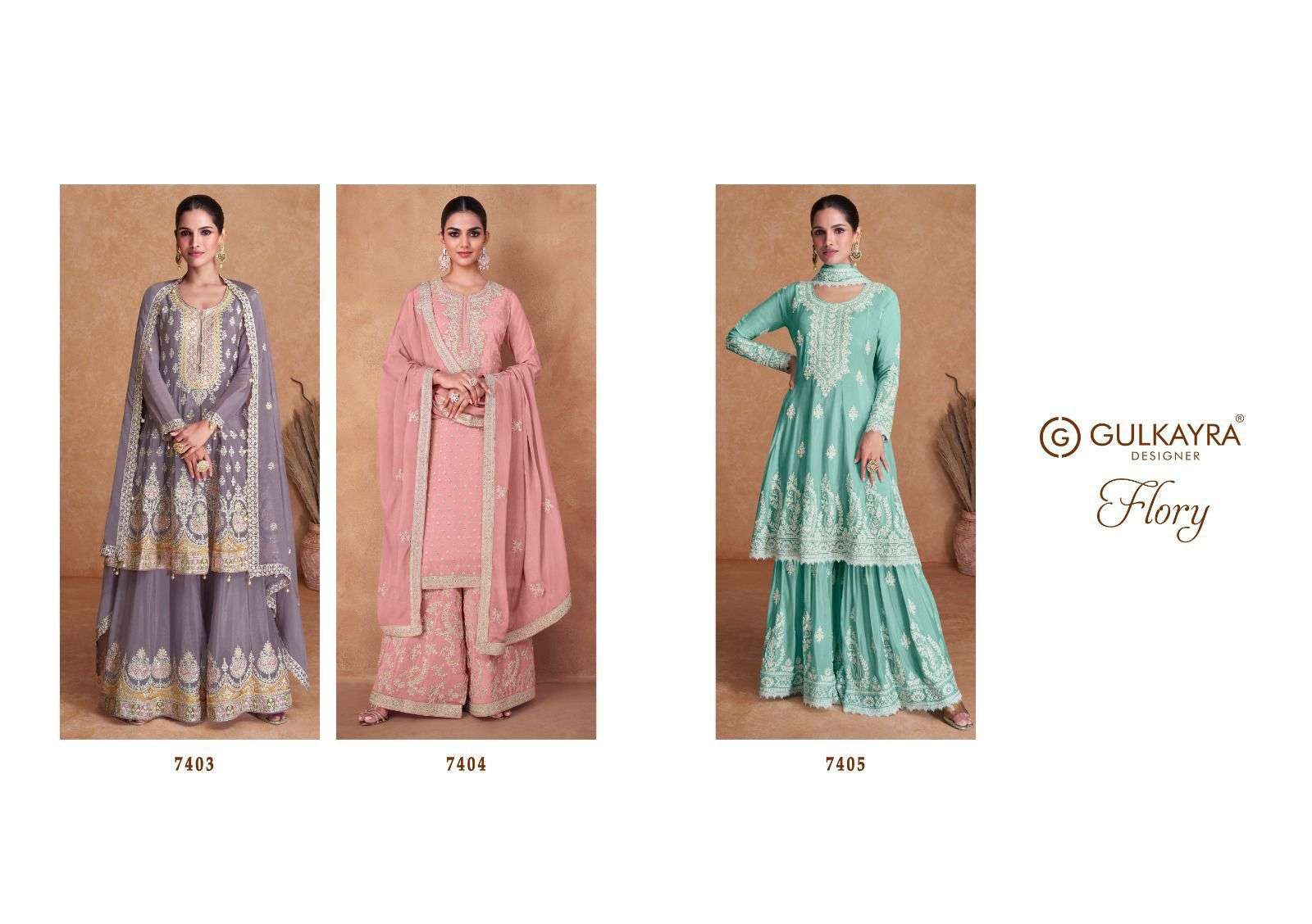 Gulkayra Flory Latest Designer Wedding Wear Gharara Style Dress New Arrivals view 6