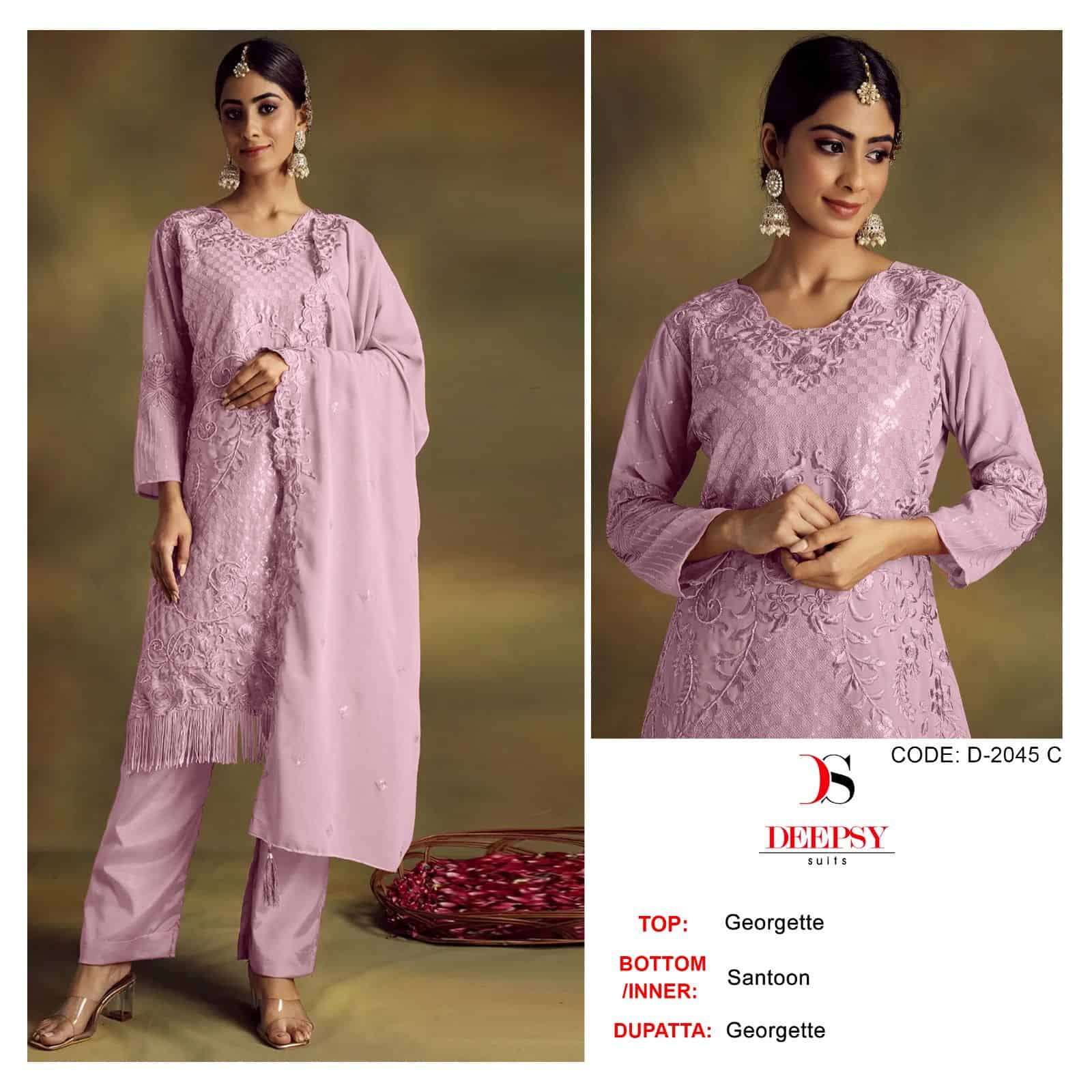 Deepsy D-2045 Designer Pakistani Salwar Suit view 3