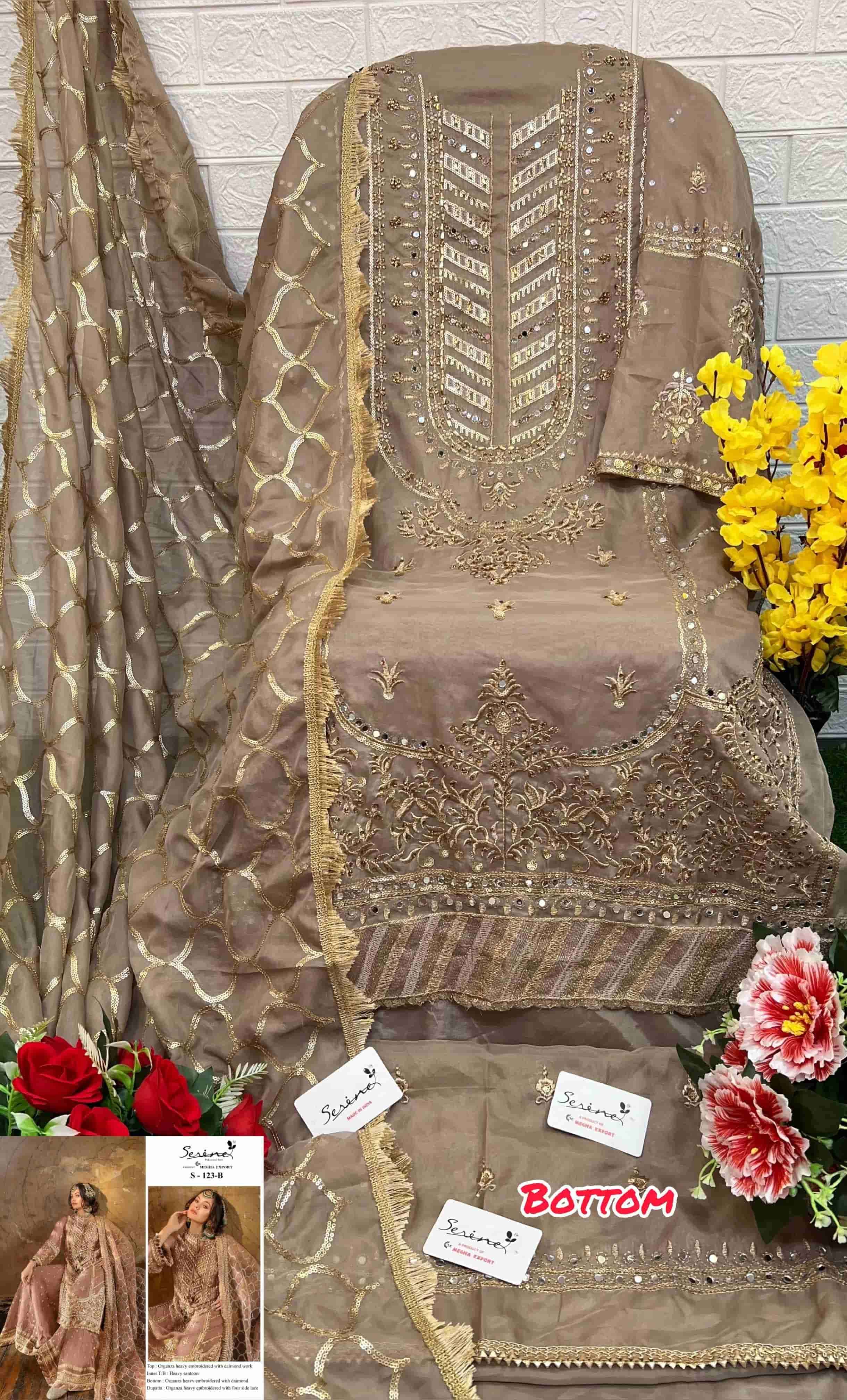 Megha Export S 123 Colors Pakistani Heavy Designer Style Wedding Wear Suit Exporters view 8