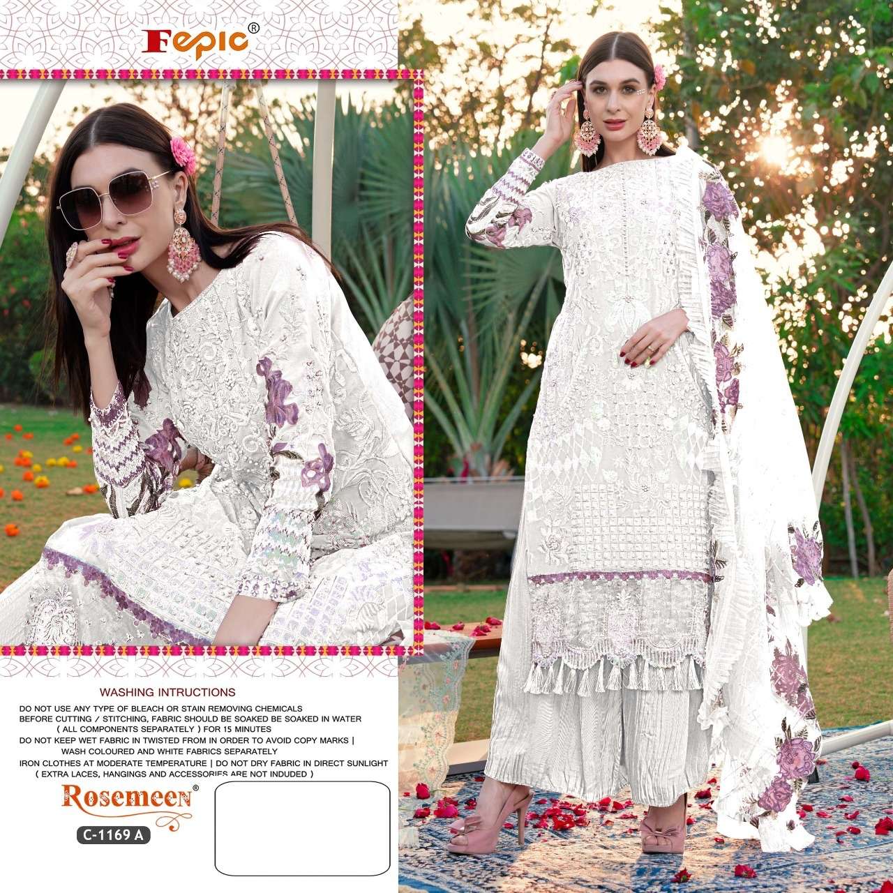 Fepic Rosemeen C 1169 Colors Pakistani Suit