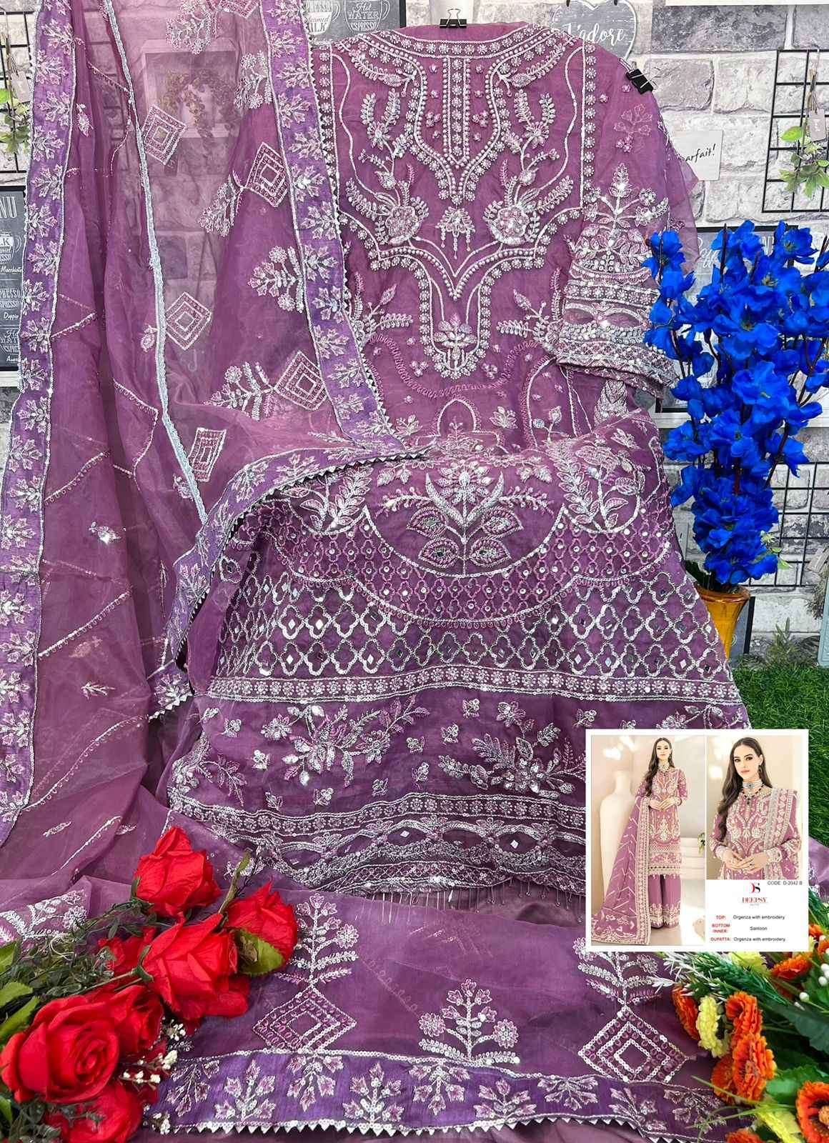 Deepsy 2042 B Pakistani Festive Salwar Suit view 2