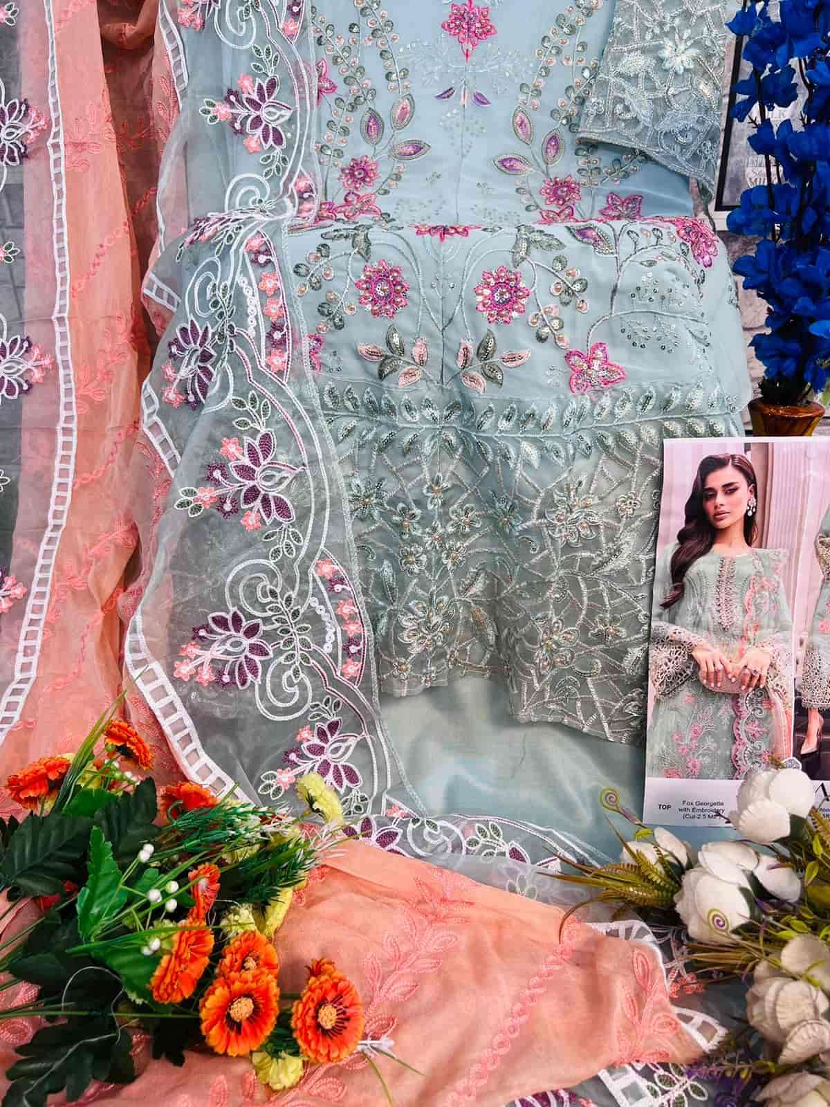 Zaha Pakistani Festive Designer Salwar Suit view 3