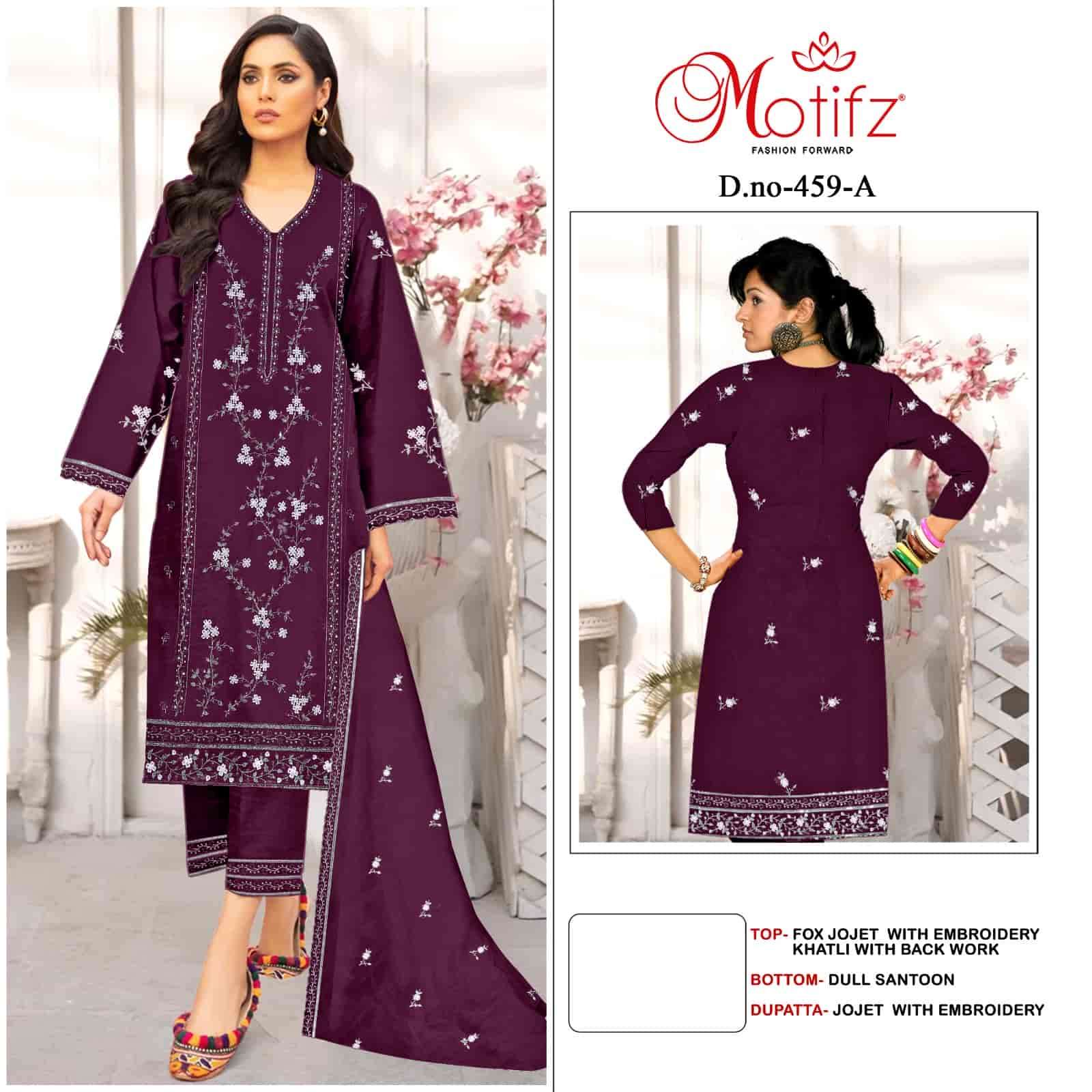 Motifz 459 Colors Festive Wear Style Latest Designer Pakistani Salwar Suit Collection view 2