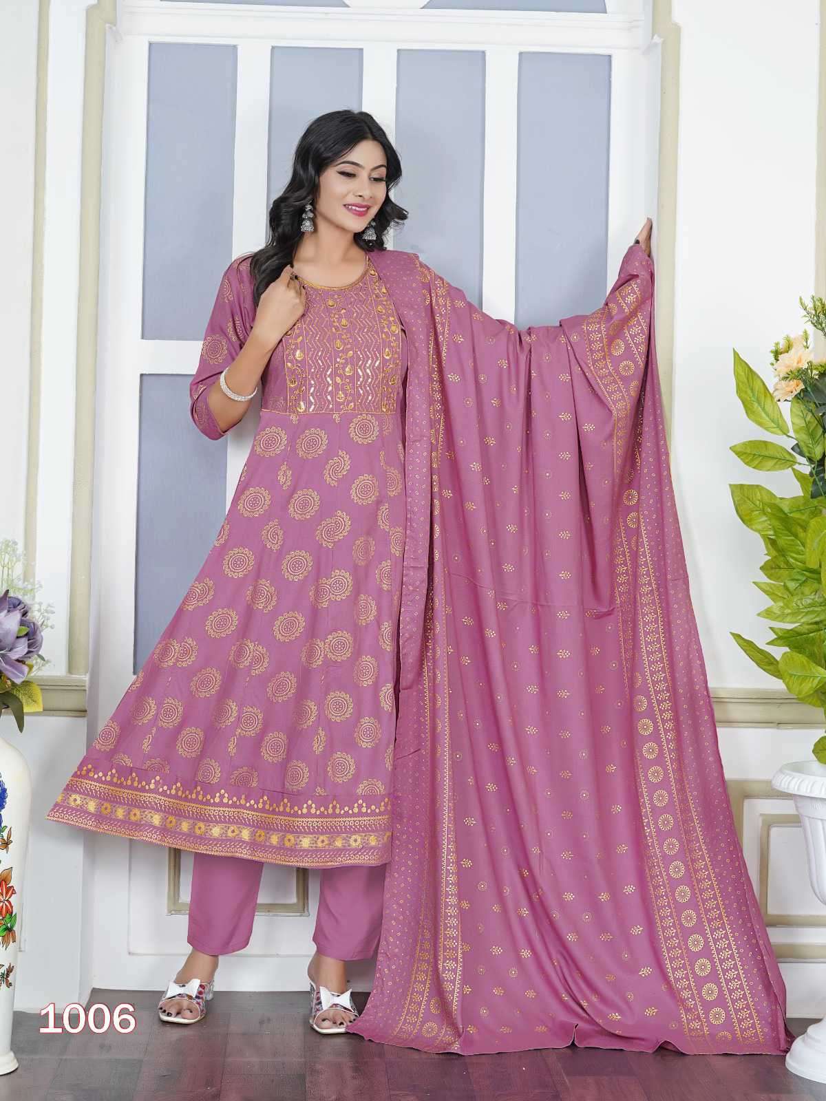 Padmavati Akira Vol 2 Anarkali Pattern Readymade 3 Piece Set Catalogs view 12