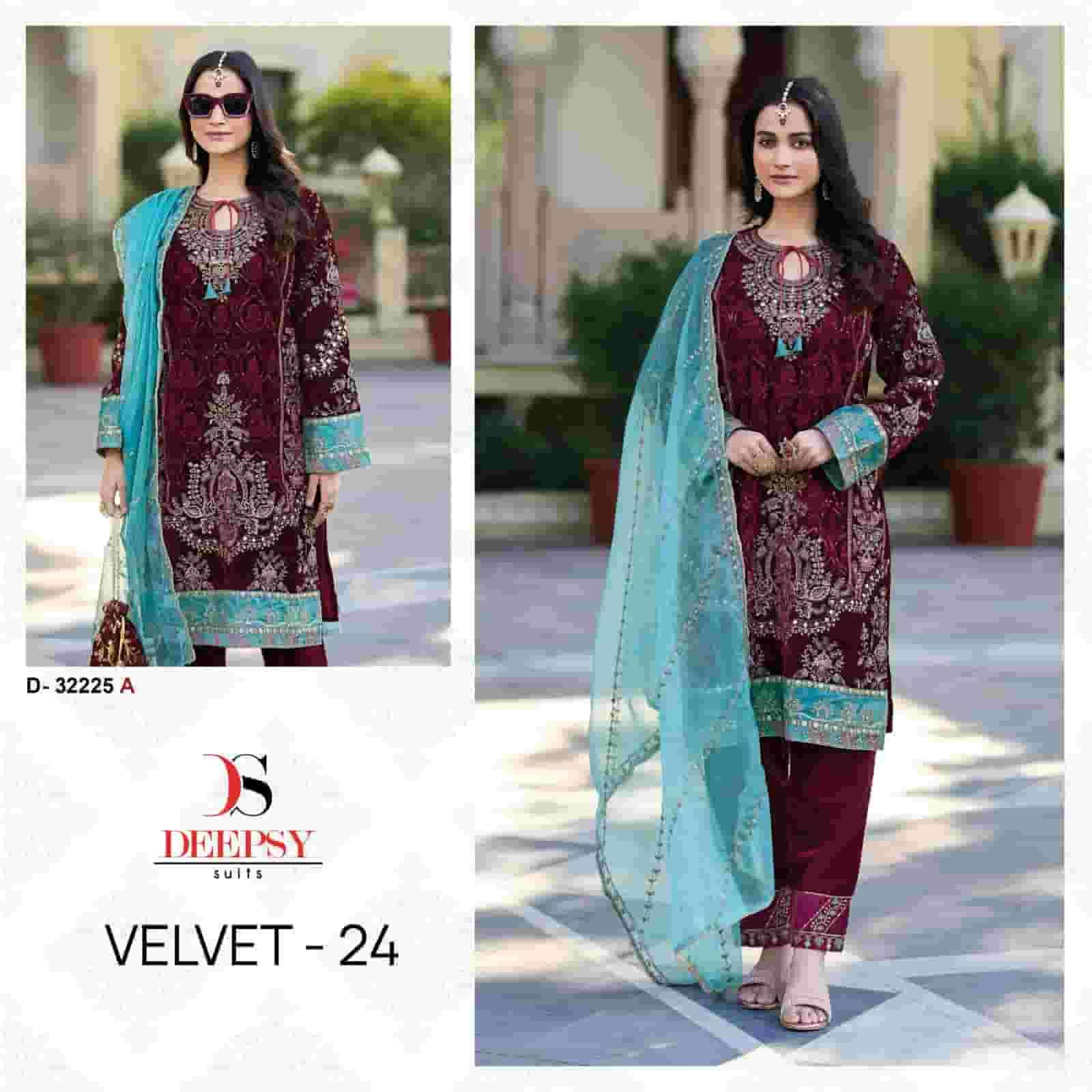 Deepsy D 105 B Festive Wear Style Designer velvet Suit Ensemble view 2