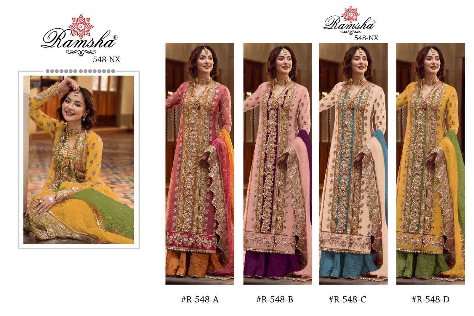 Ramsha R 548 Nx Heavy Work Pakistani Dress Latest Collection Exporter view 9