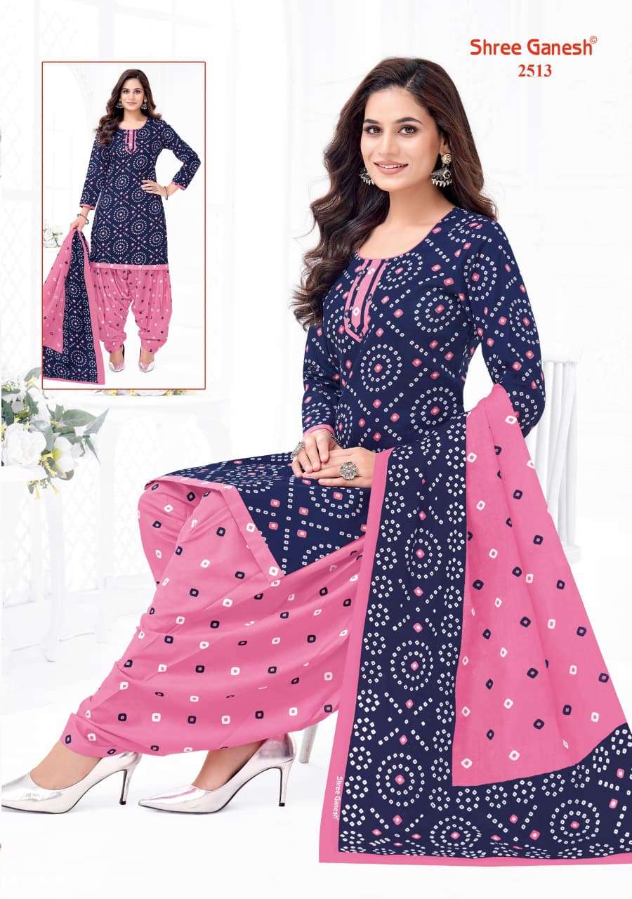 Shree Ganesh Bandhani Vol 5 Heavy Cotton Bandhani Suit view 10
