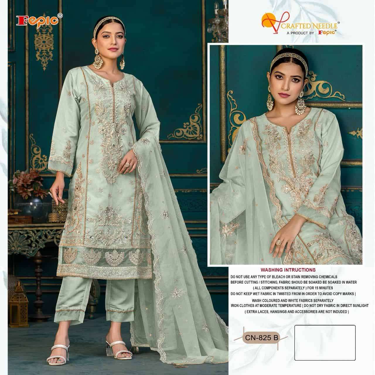 Crafted Needle CN 825 Pakistani Style Suit view 5
