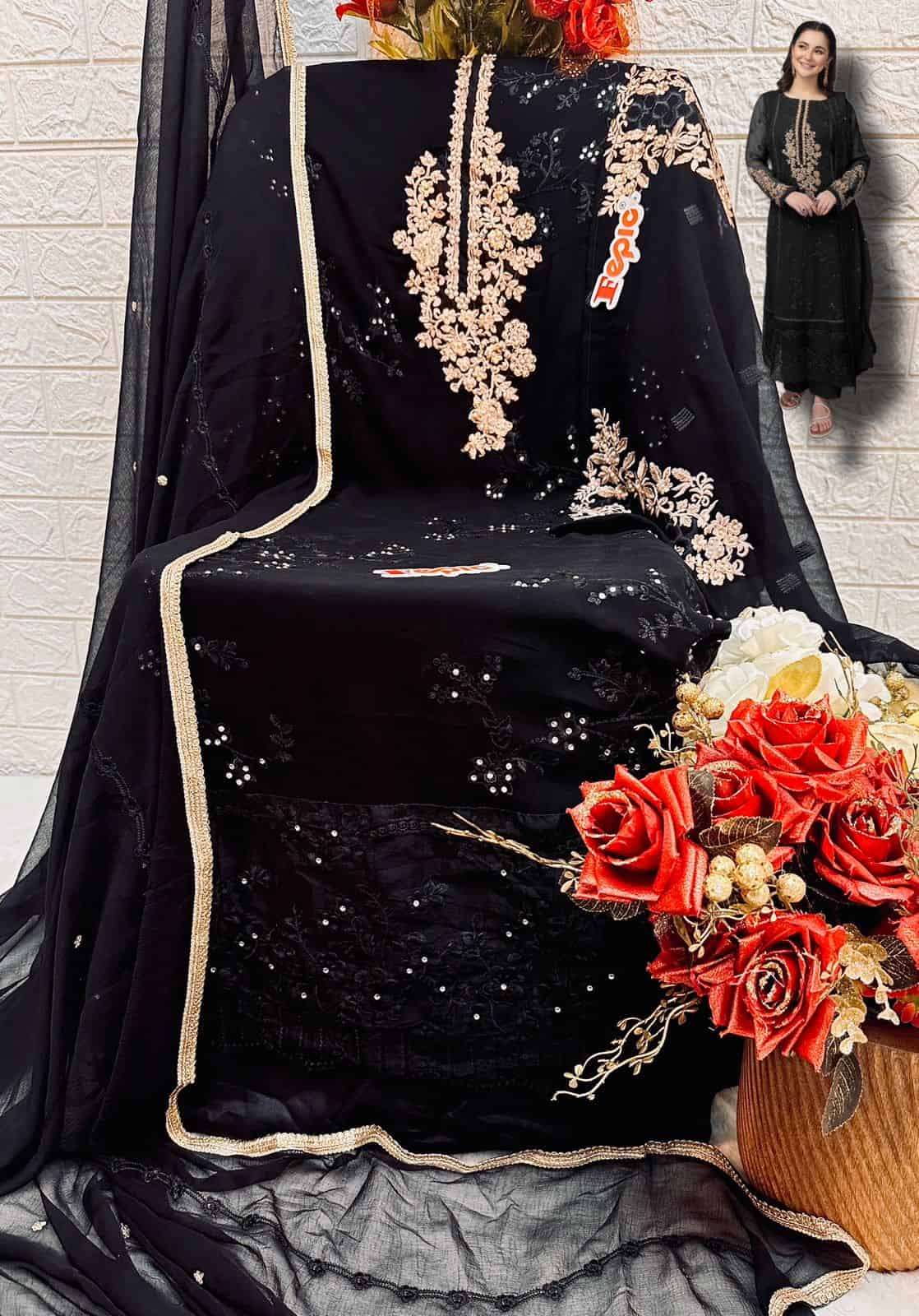 Fepic D 5423 Colors Pakistani Style Festive Wear Designer Suit Online Wholesalers view 7