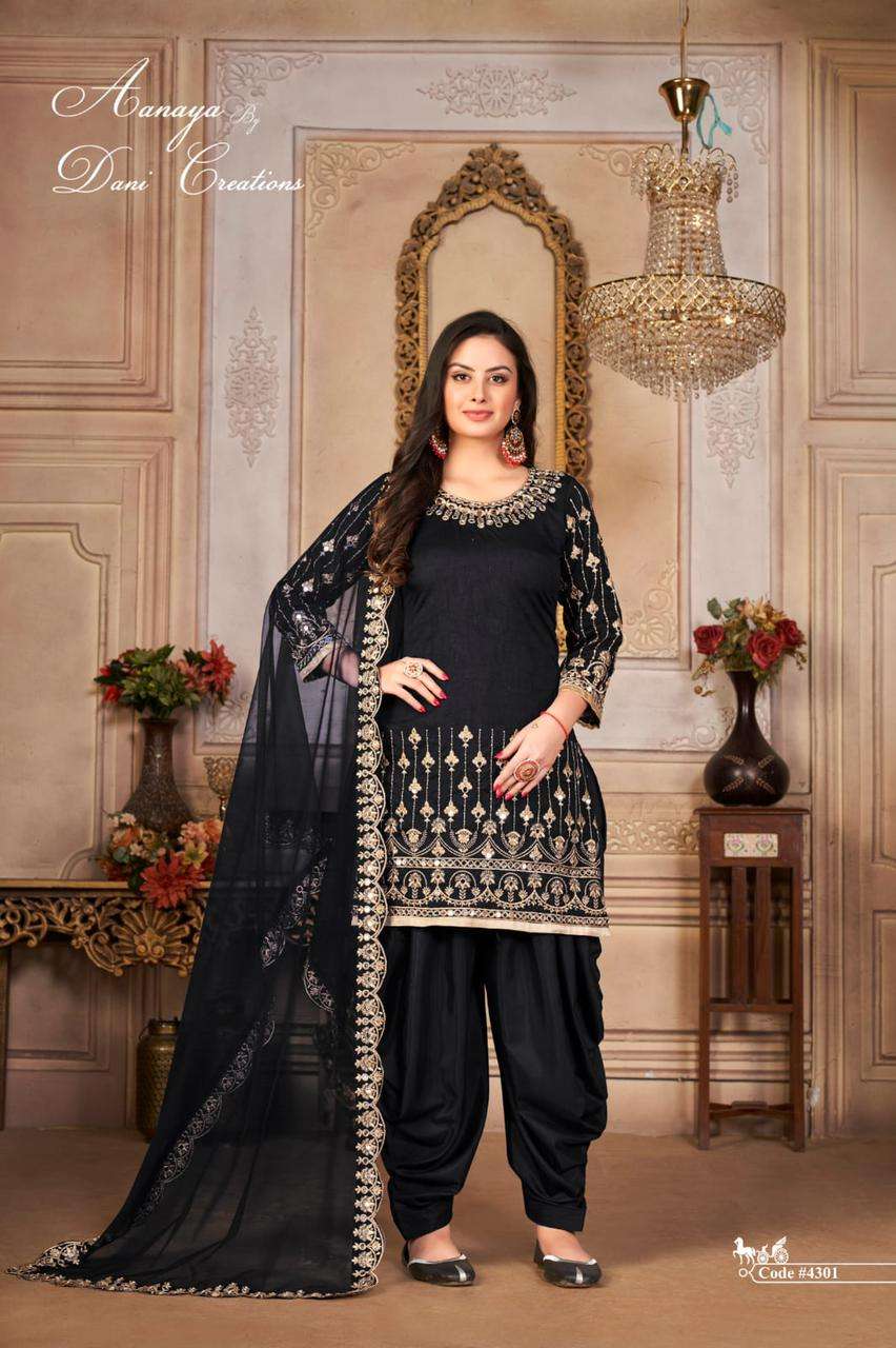 Aanaya Vol 143 Art Silk Party Wear Salwar Suit Exporter view 3