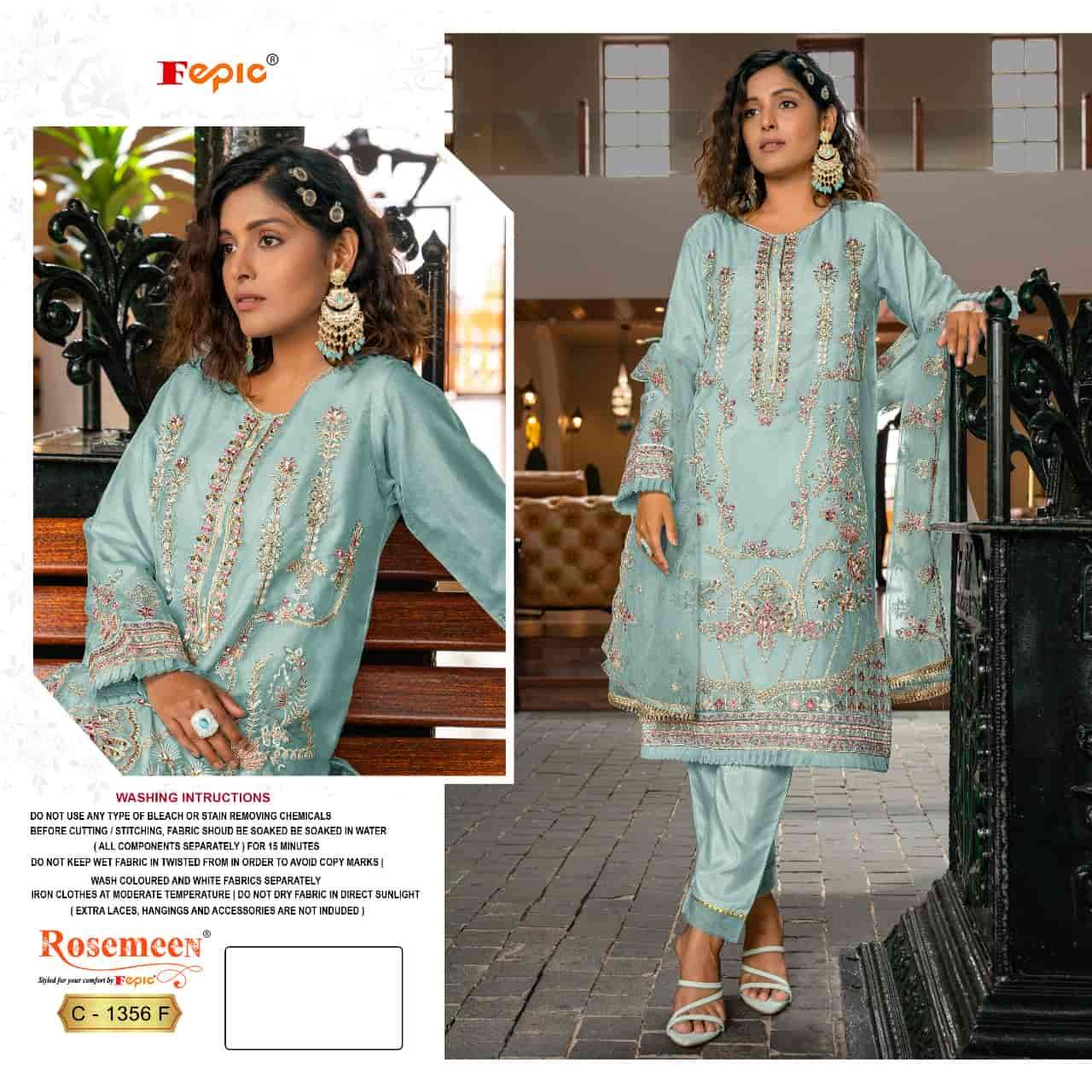 Fepic Rosemeen C-1356F Embroidered Salwar Set