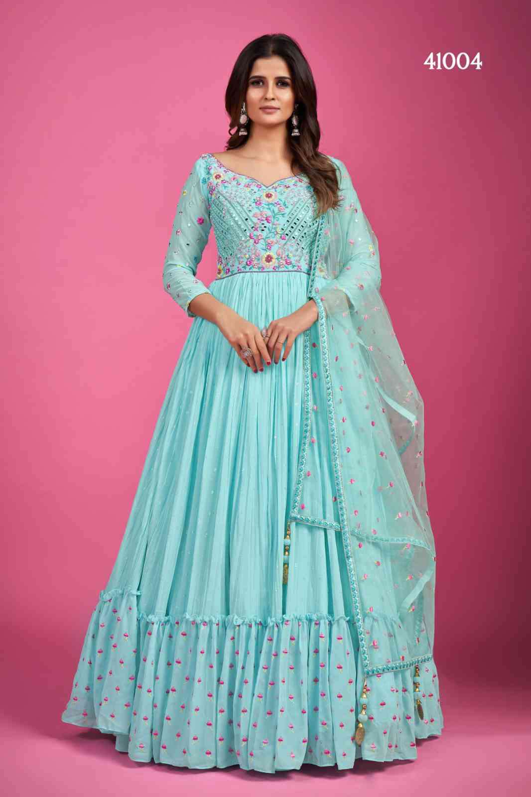 Arya Designs Zoya Vol 1 Designer Flair Party Wear Gown New Catalog view 7