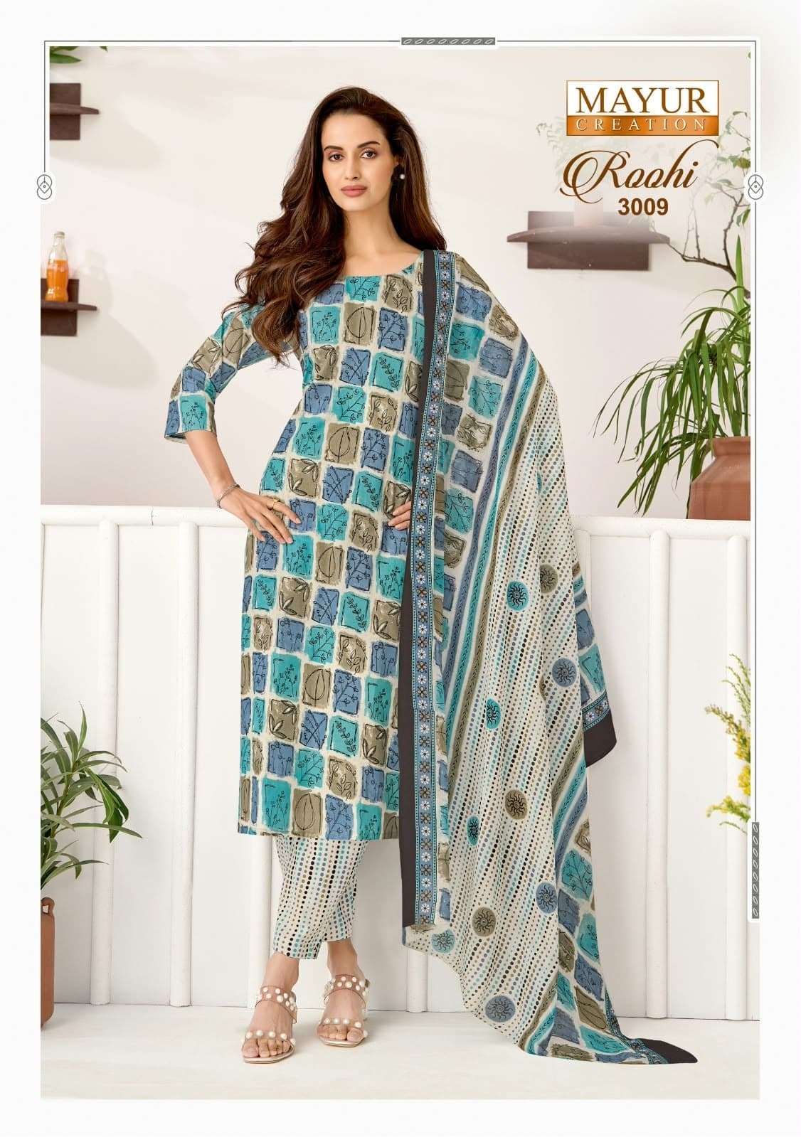 Mayur Roohi Vol 3 Pure Cotton Dress Material view 8