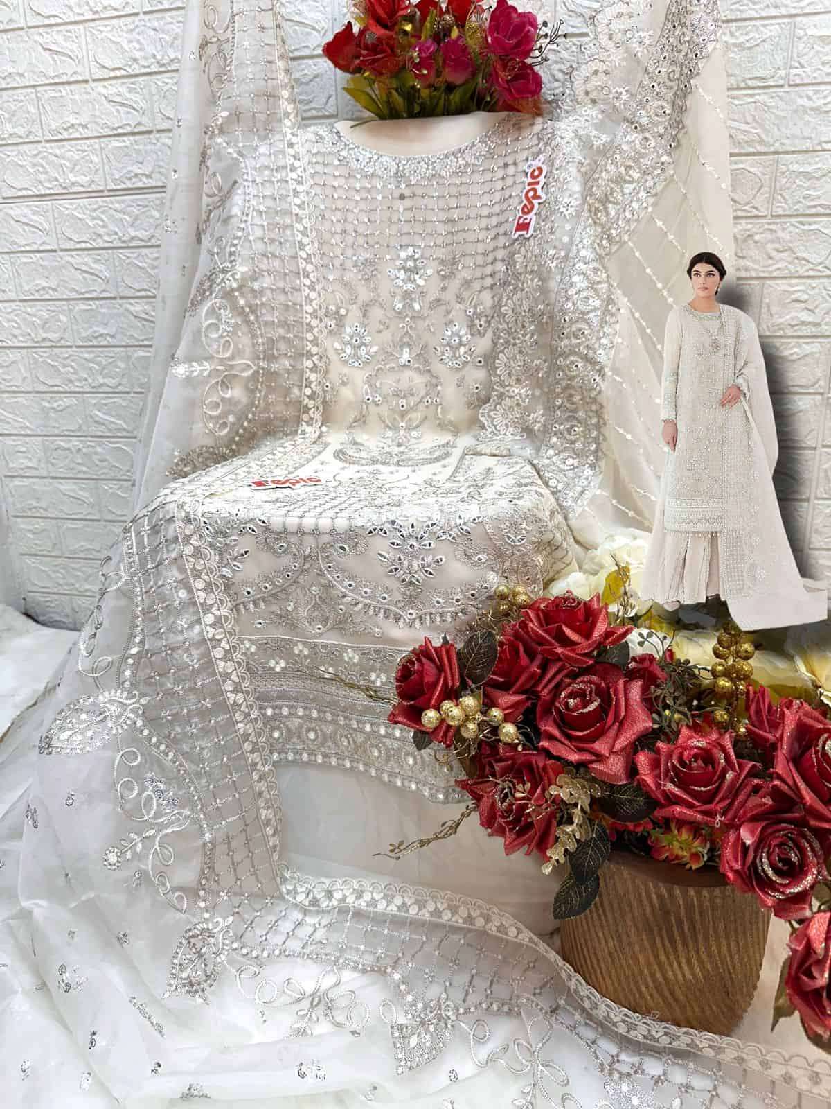 Fepic C 1643 Colors Pakistani Heavy Designer Latest Pakistani Salwar Suit Exporter view 8